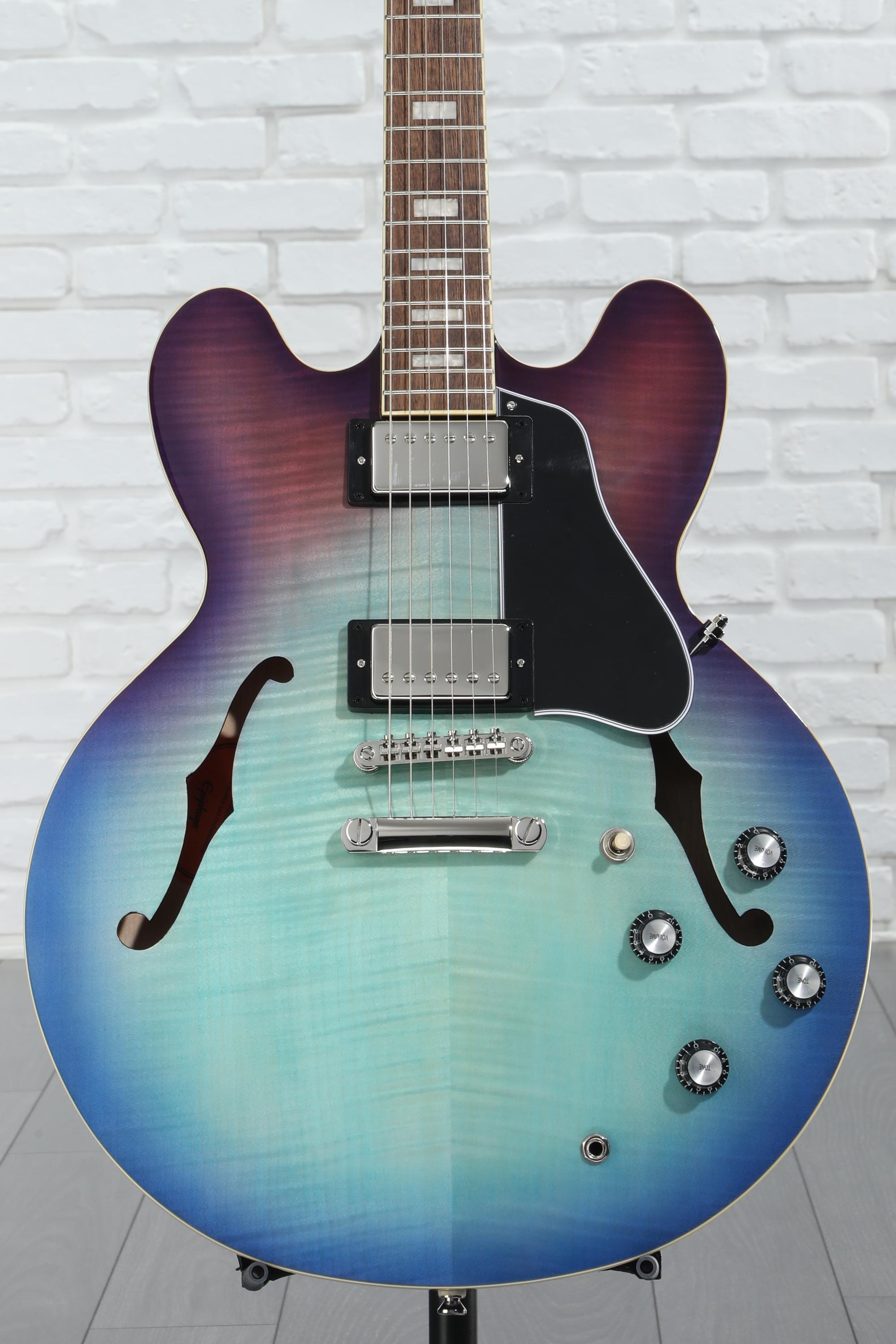 Epiphone ES-335 Figured Semi-hollowbody - Blueberry Burst