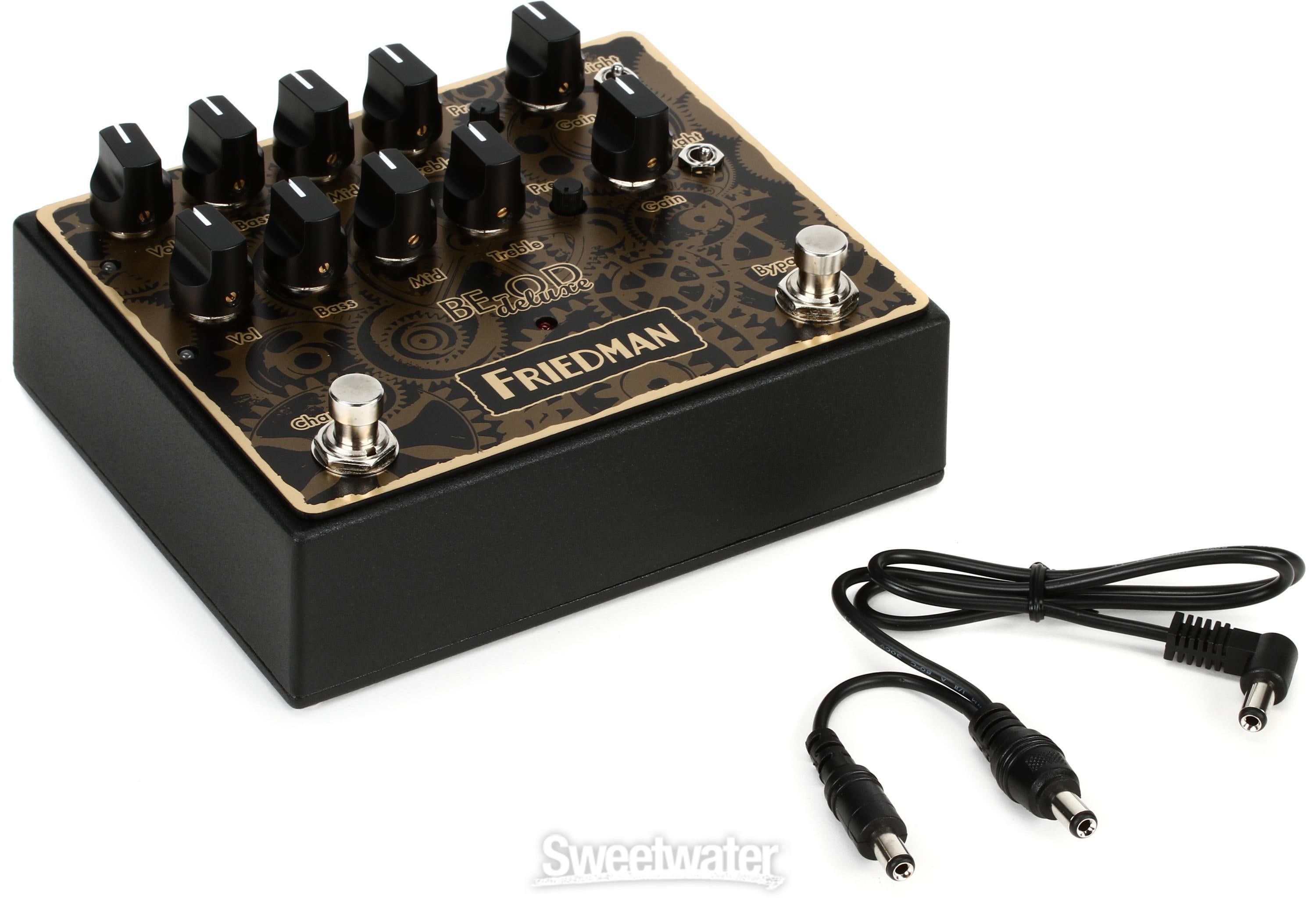 Friedman BE OD Deluxe Dual Overdrive Pedal   Clockworks Edition