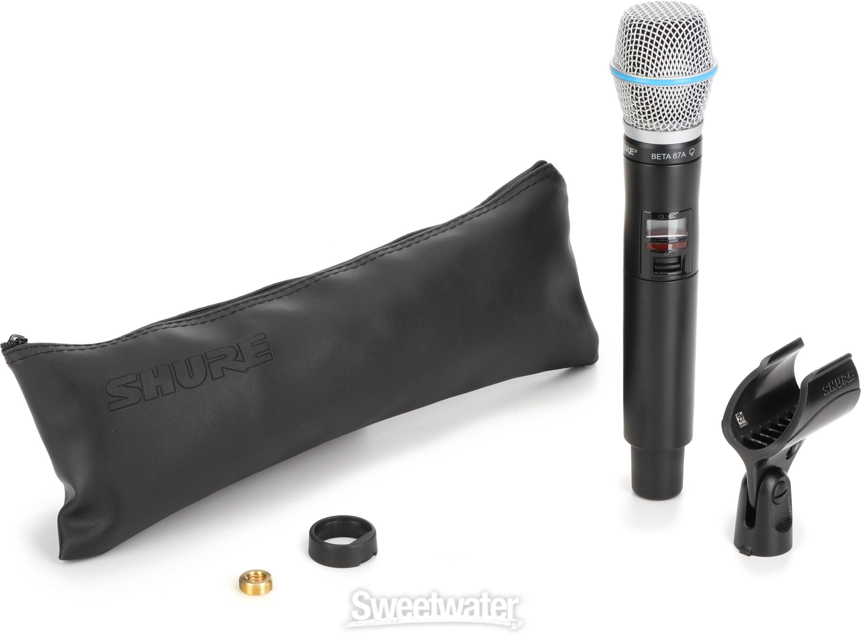 SHURE  BETA58A　その2 Shure QLXD2/BETA58A Wireless Handheld Microphone Transmitter