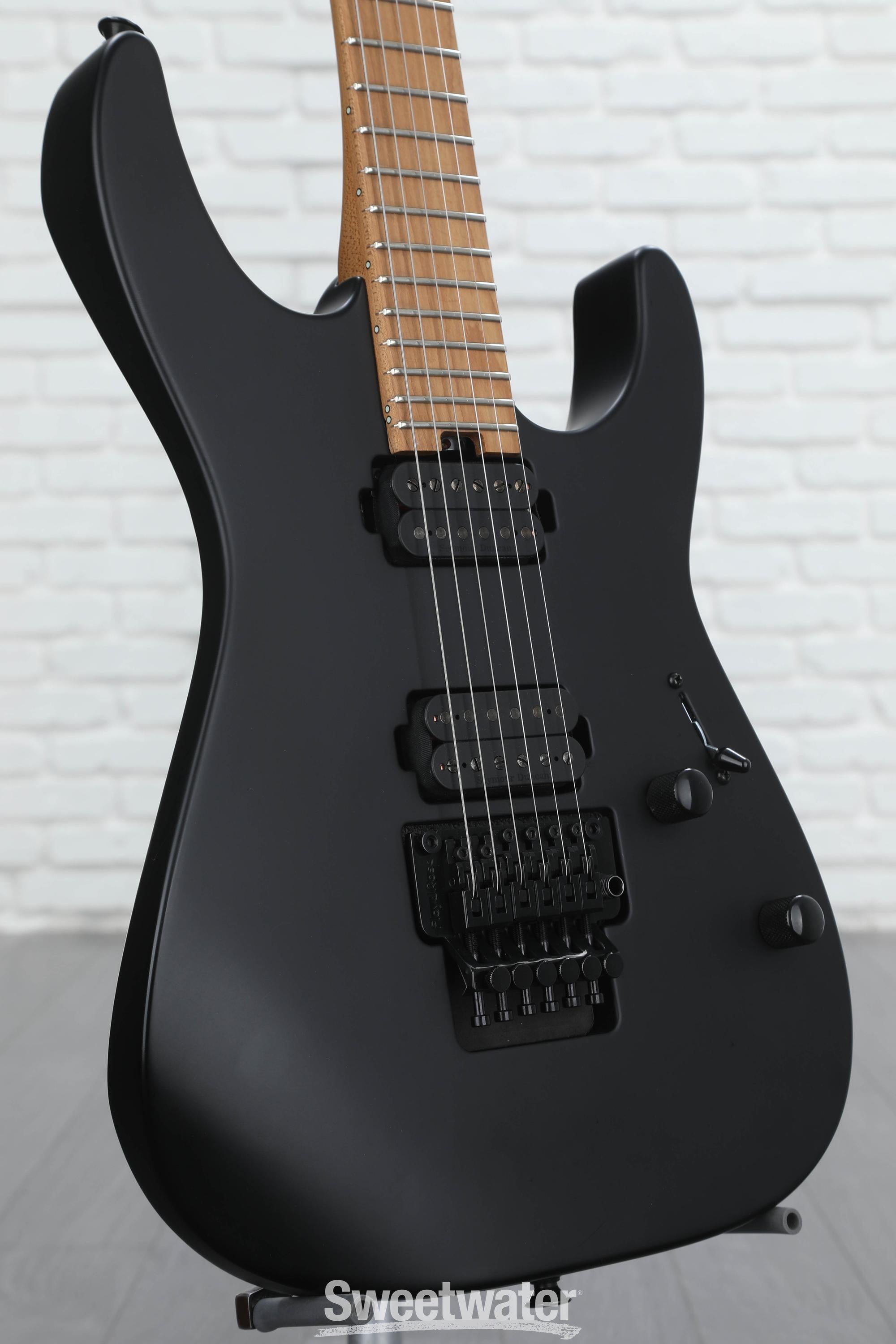 Charvel Pro-Mod DK24 FR HH CM Electric Guitar - Satin Black 