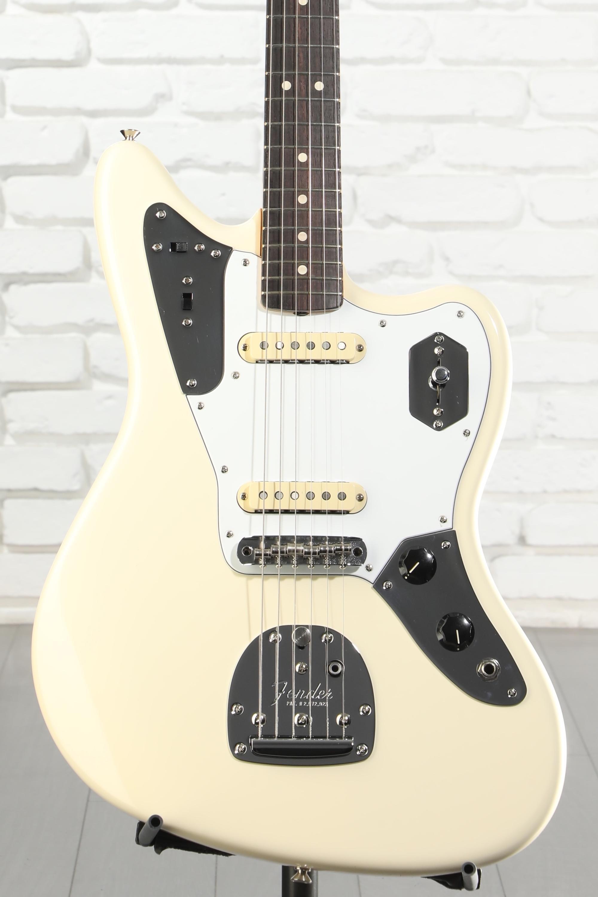 Fender Johnny Marr Jaguar - Olympic White with Rosewood