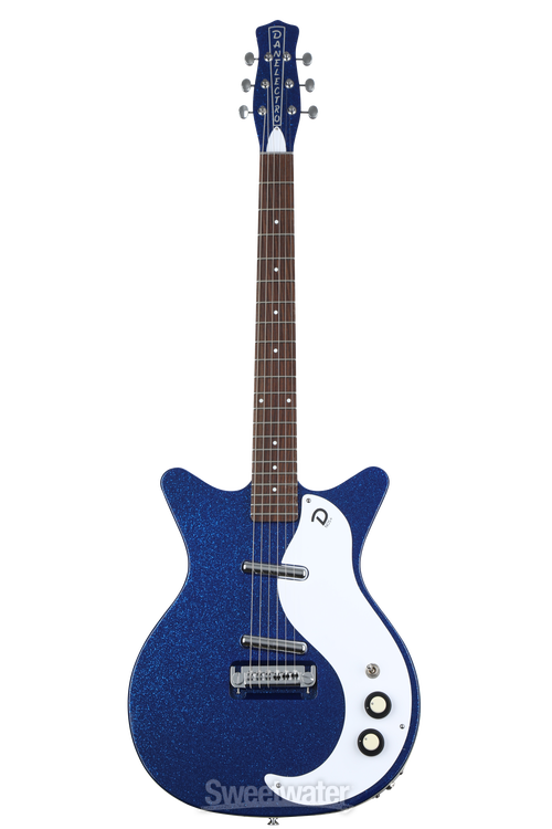 Danelectro 60th Anniversary DC '59 NOS+ Electric Guitar - Deep Blue  Metalflake