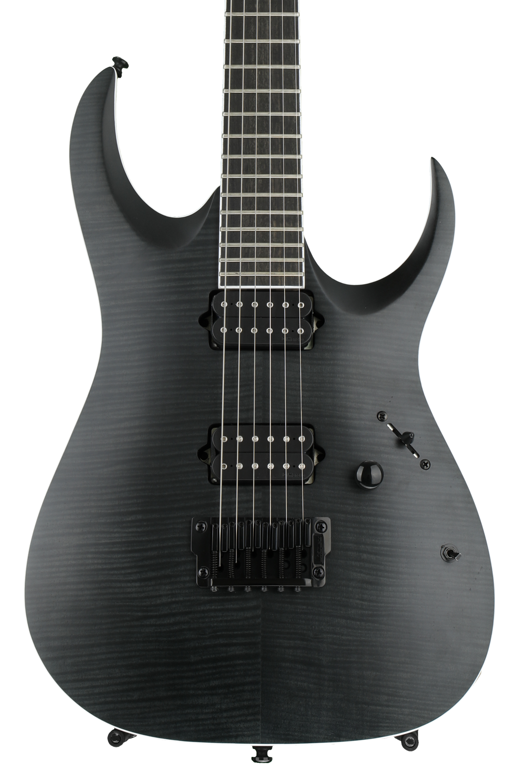 Ibanez RGA Iron Label RGAIX6FM - Transparent Gray Flat Ibanez RGA Iron Label RGAIX6FM - Transparent Gray Flat