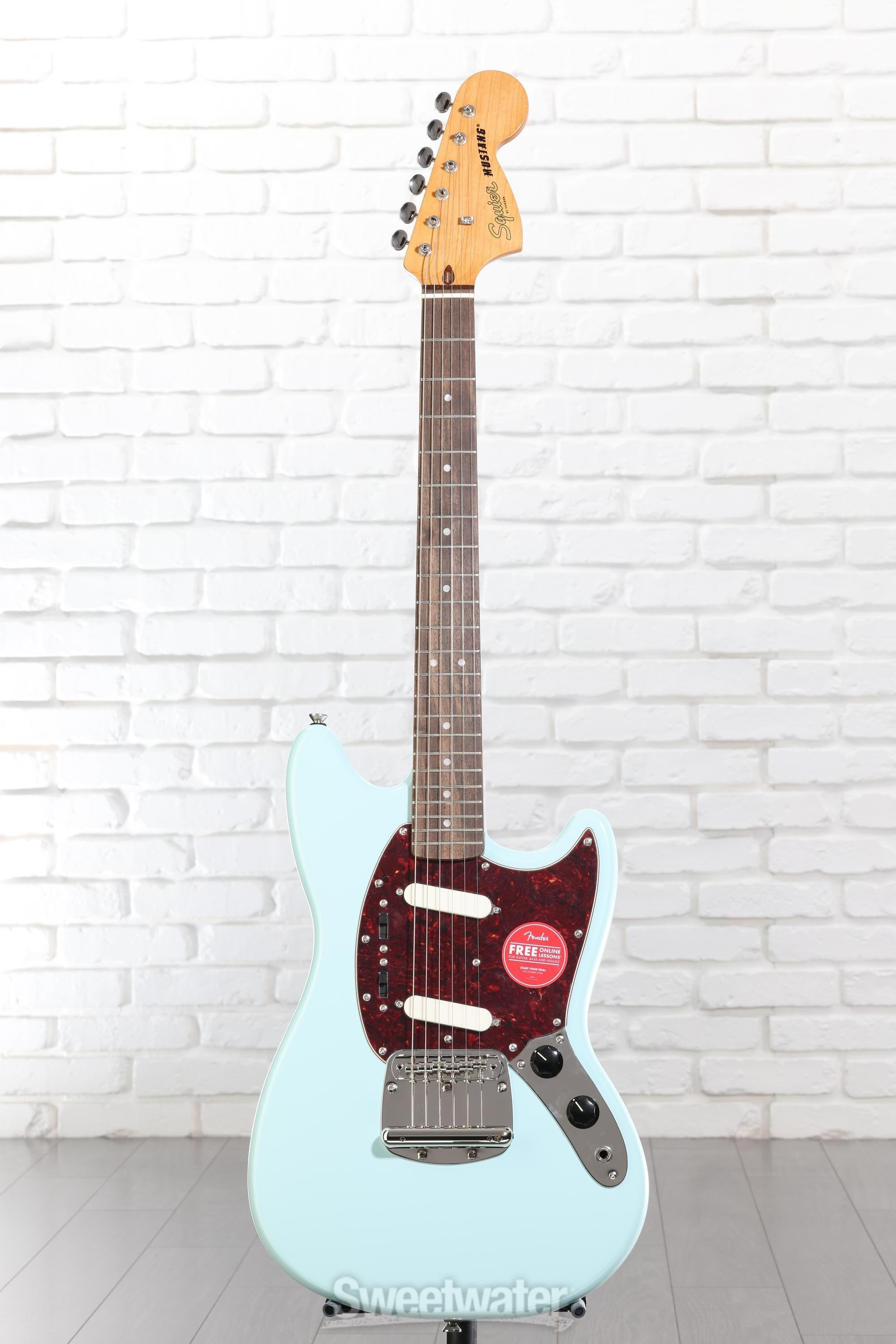 ギター Squier Classic Vibe '60s Mustang Squier Classic Vibe '60s Mustang Electric Guitar - Sonic Blue
