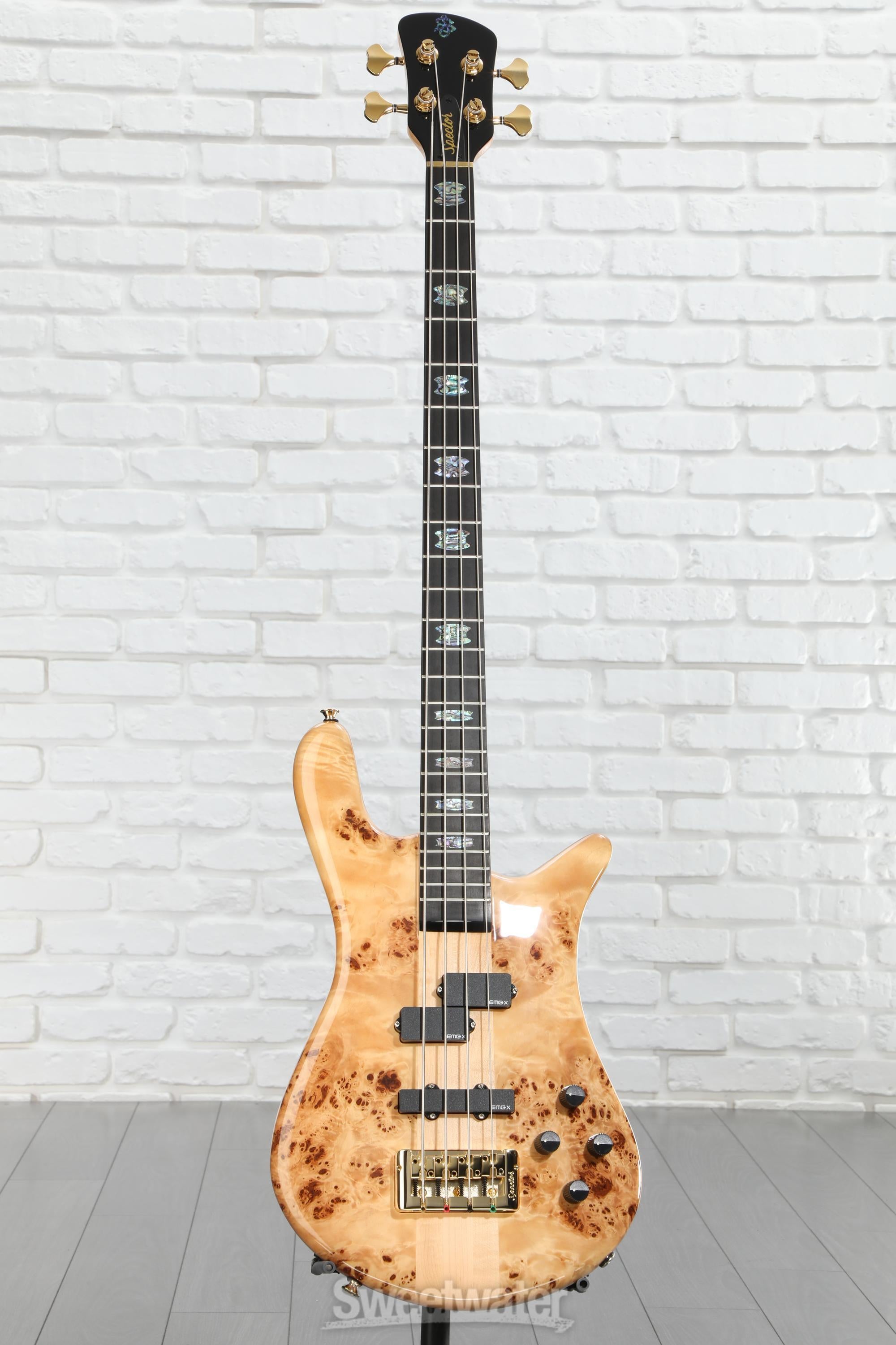 Spector Euro 4 CST Electric Bass Guitar - Natural | Sweetwater