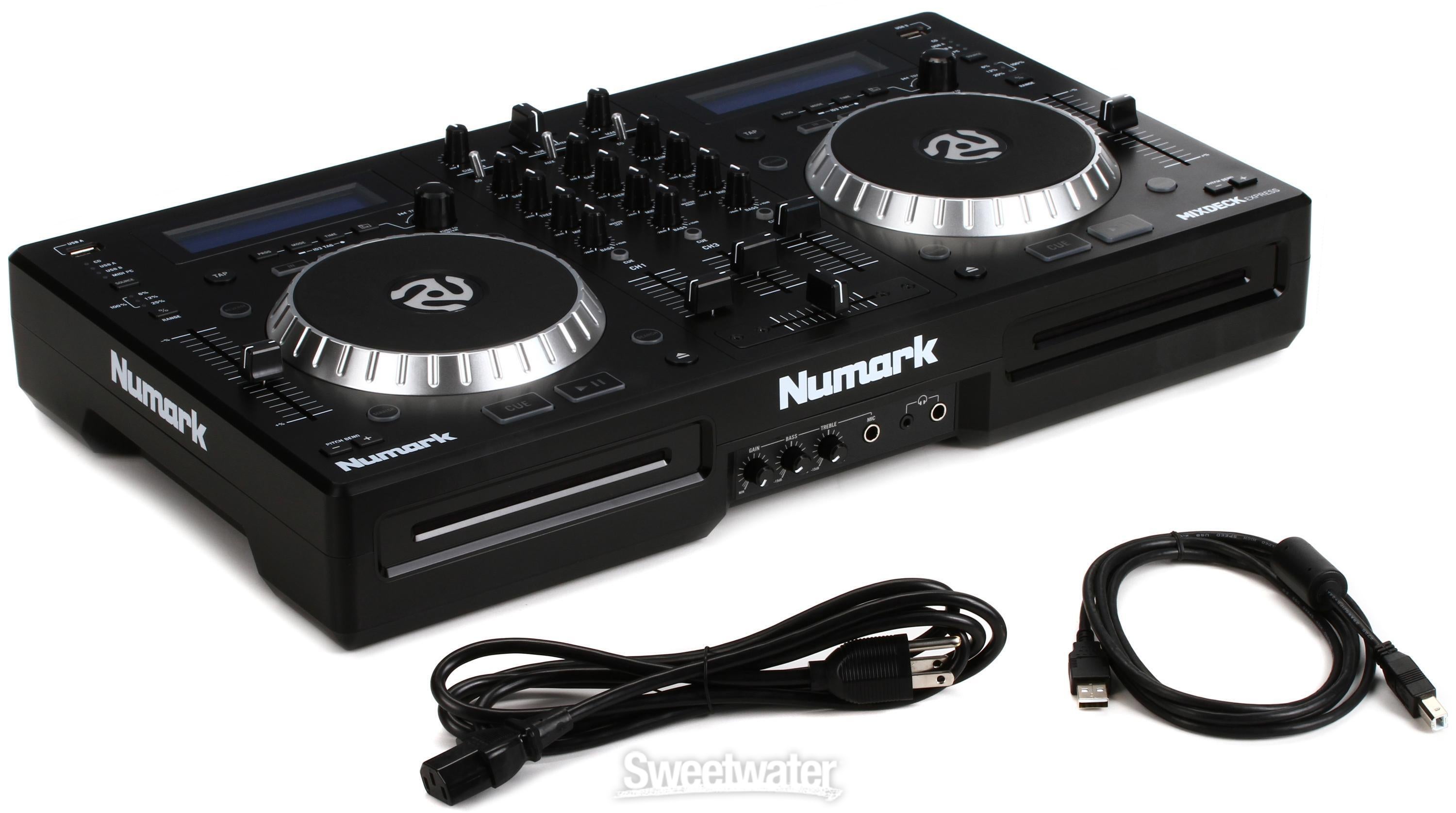 Numark Mixdeck Express DJ Controller with Dual CD and USB Playback