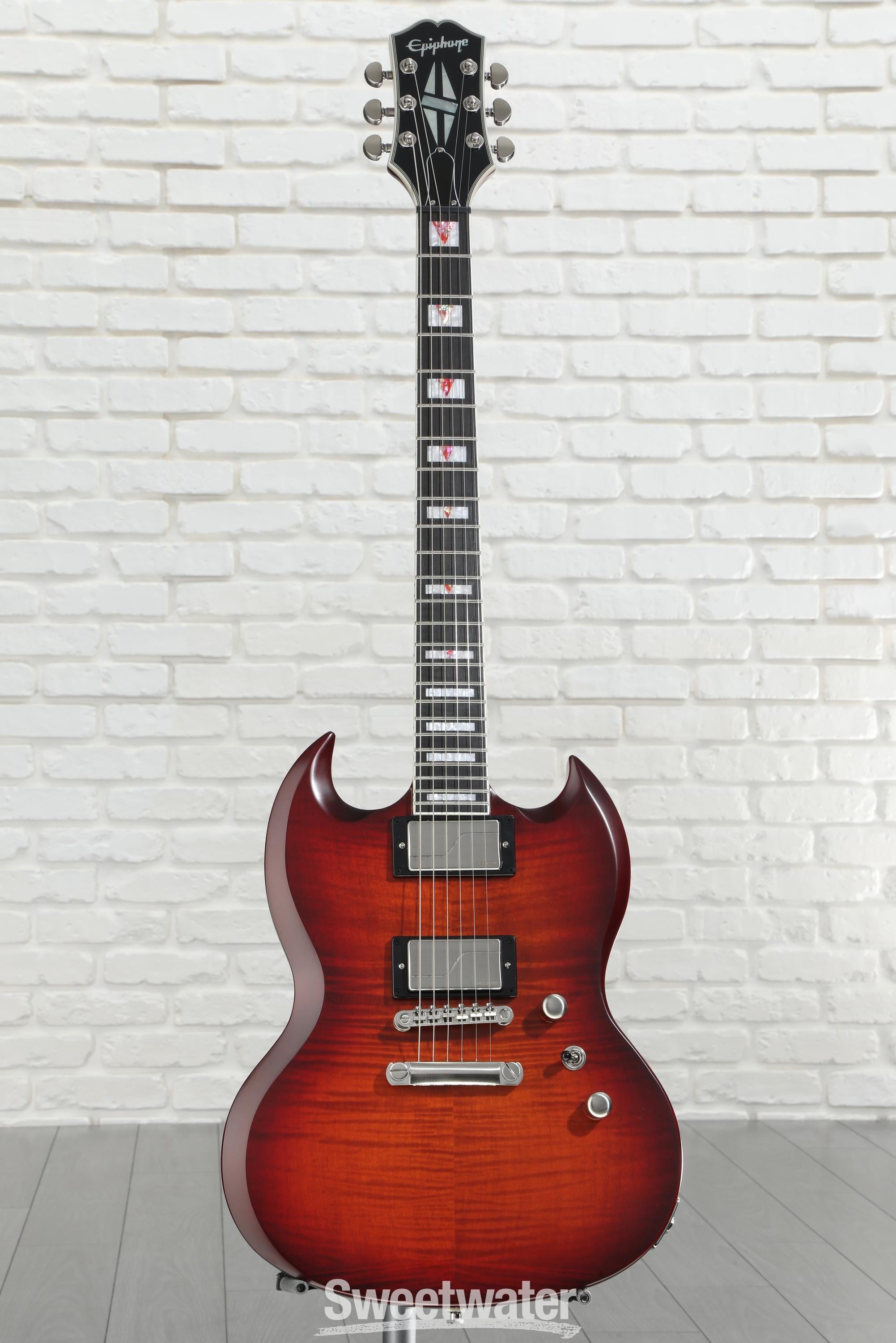 Epiphone SG Prophecy Electric Guitar - Aged Bengal Tiger Burst