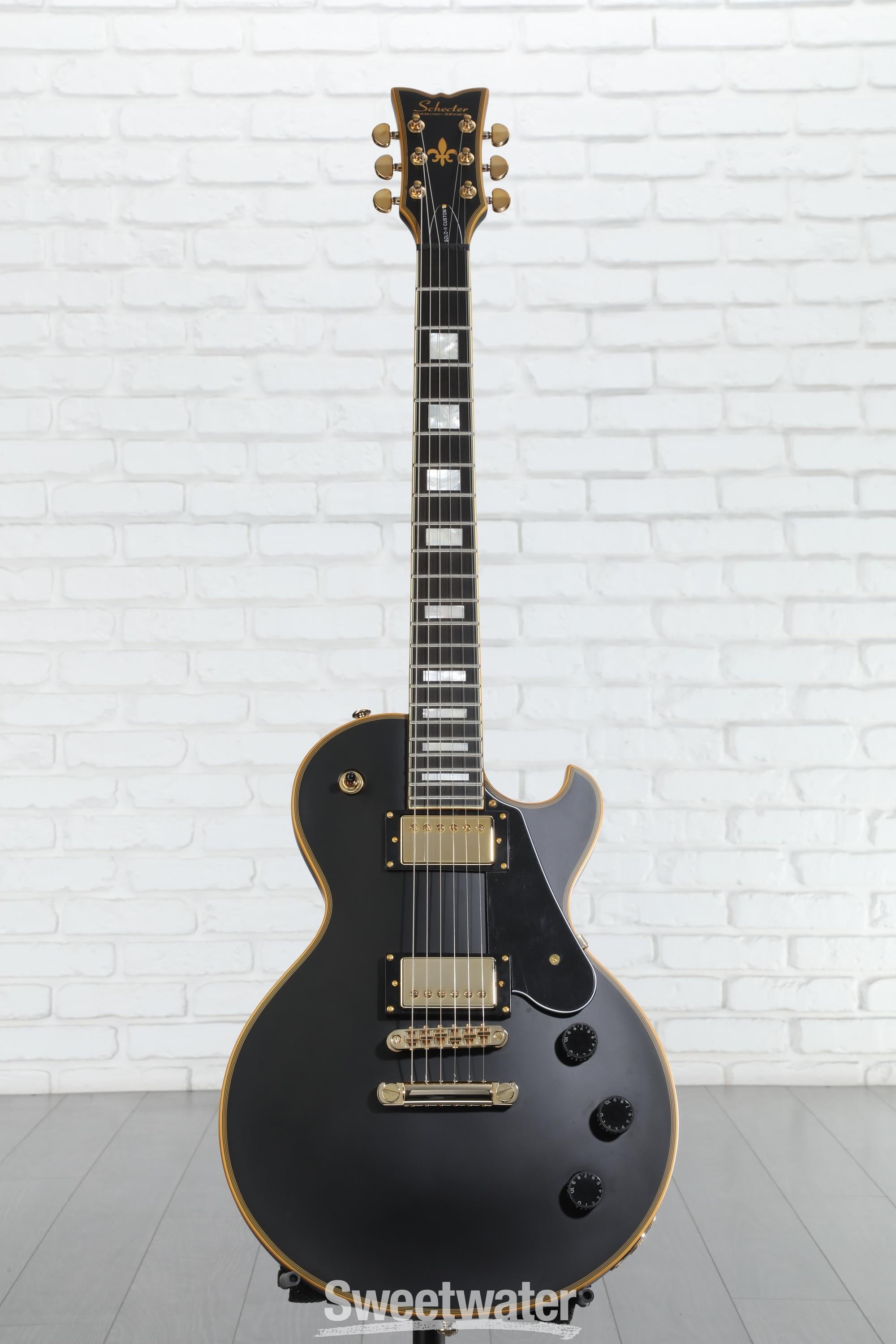 Schecter Solo-II Custom Electric Guitar - Aged Black Satin