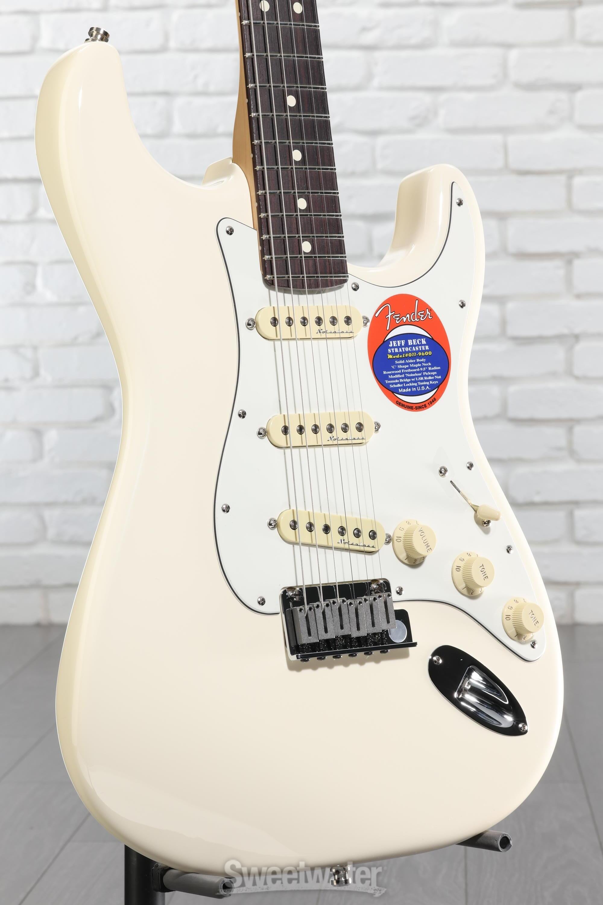 Fender Jeff Beck Stratocaster - Olympic White with Rosewood