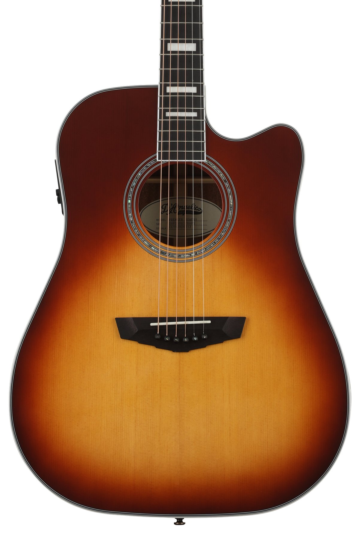 D&rsquo;Angelico Premier Bowery - Iced Tea Burst | Sweetwater