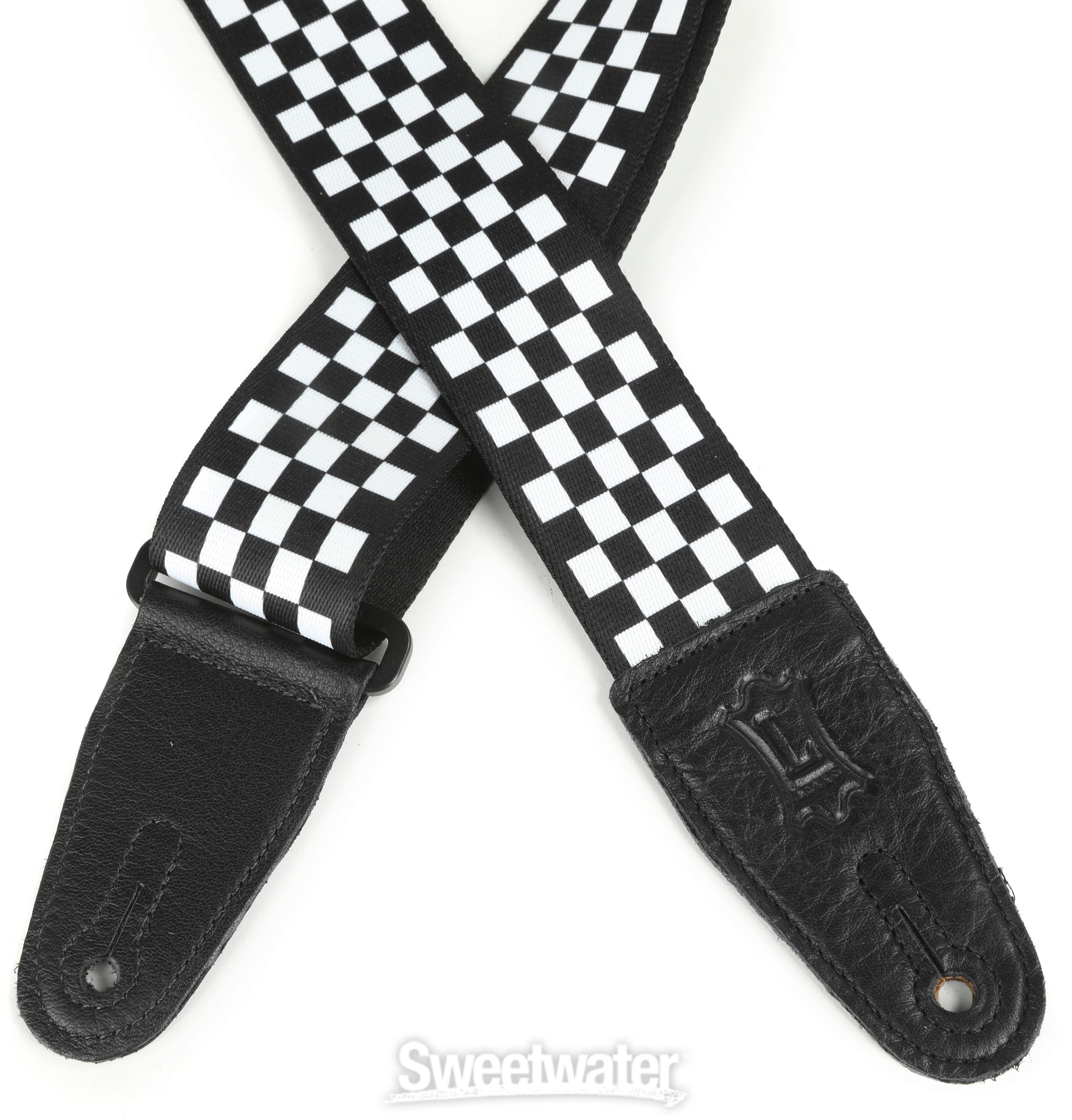 Checkered guitar deals strap