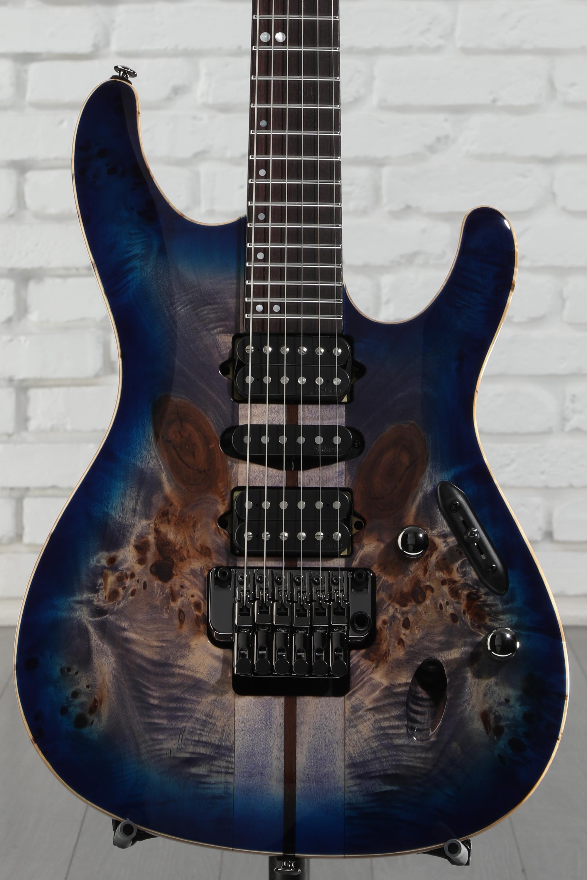 Ibanez Premium S1070PBZ Electric Guitar - Cerulean Blue