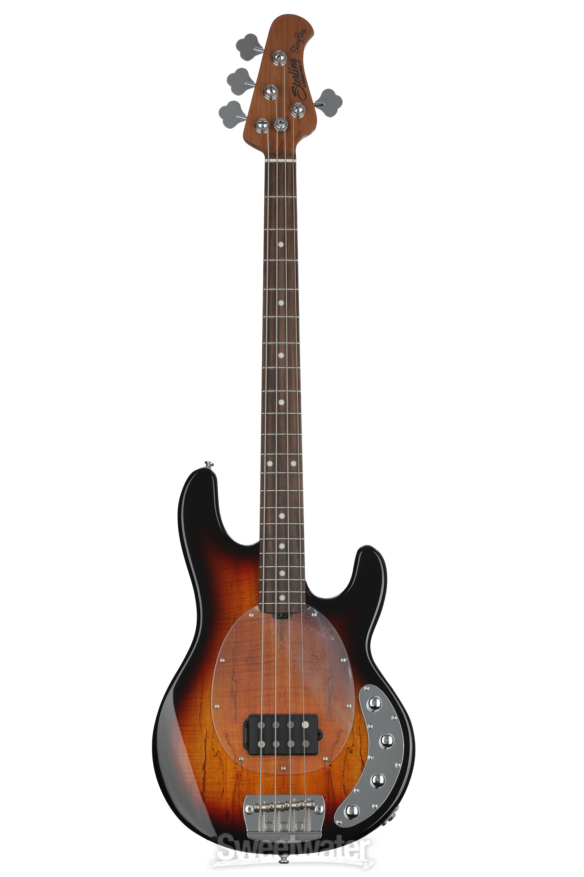 Sterling By Music Man StingRay RAY34 Bass Guitar - 3-tone Sunburst