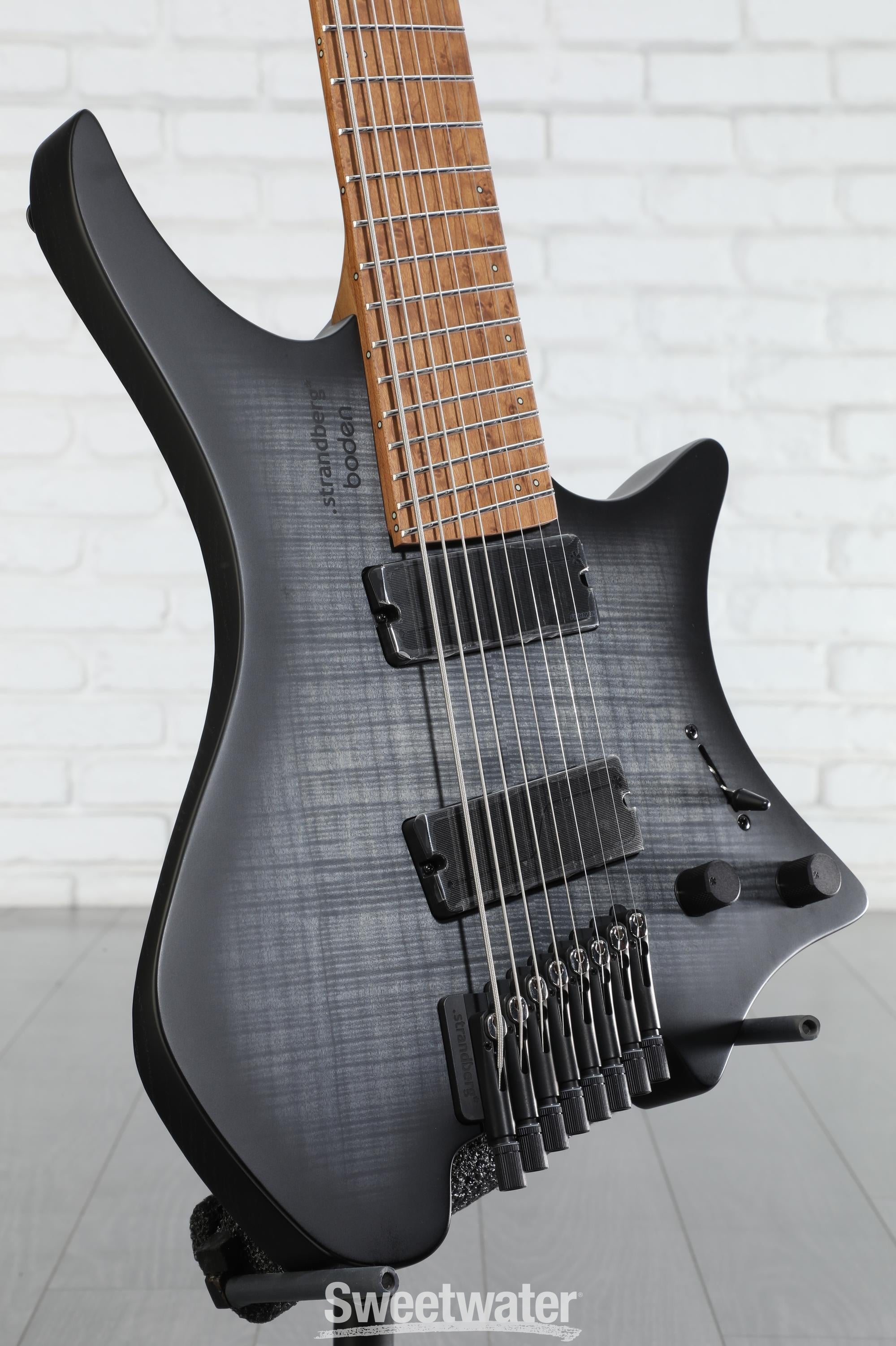 Photo of Strandberg Boden Original N2.8 8-string Electric Guitar - Black Denim Burst Satin