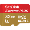 Photo of SanDisk Extreme PLUS microSDHC Card - 32GB, Class 10, U3, UHS-I