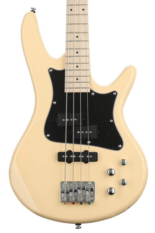 Ibanez Mezzo SRMD200K Bass Guitar - Vintage White | Sweetwater Ibanez Mezzo SRMD200K Bass Guitar - Vintage White | Sweetwater