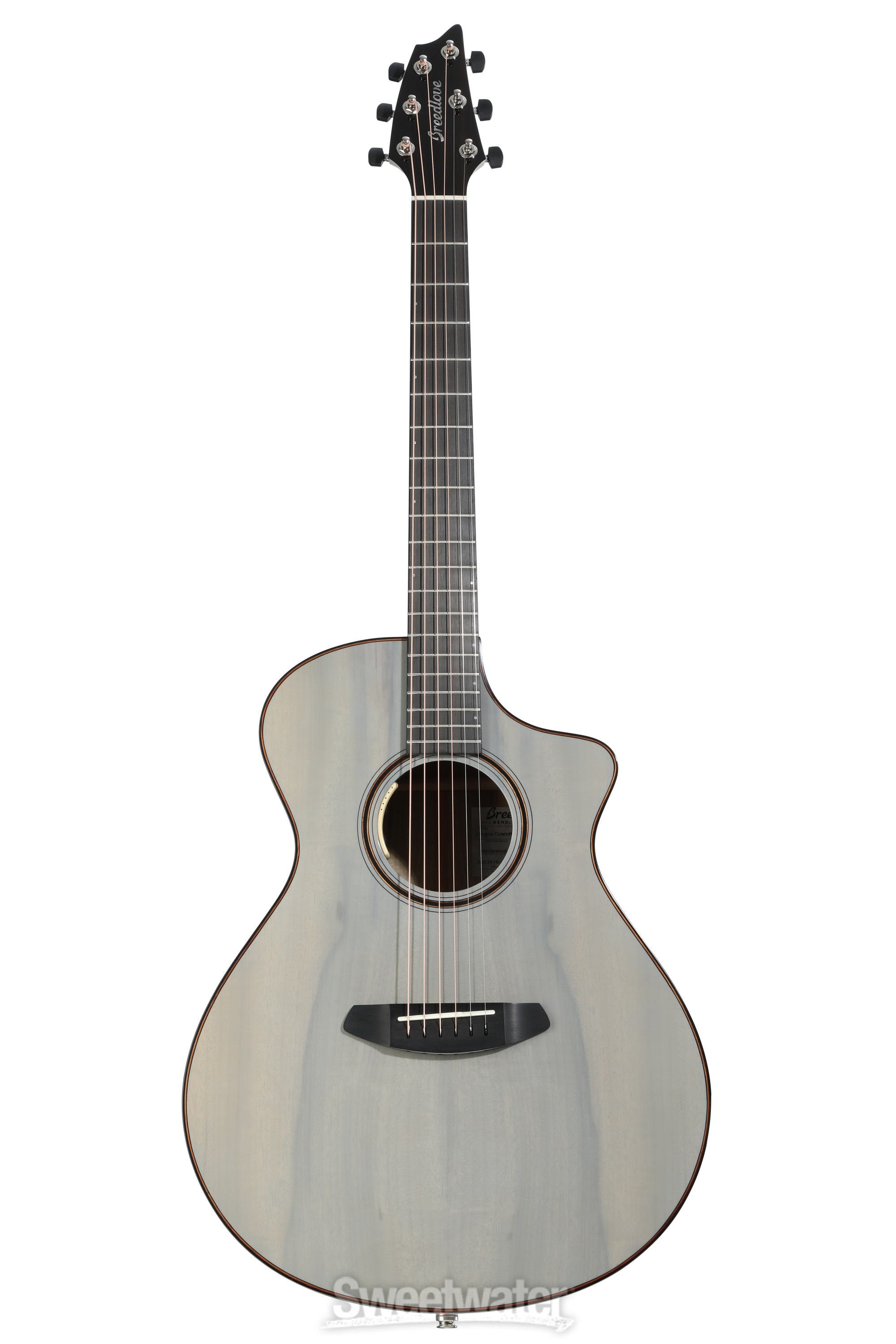 Breedlove Oregon Concert CE Myrtlewood/Myrtlewood - Permafrost
