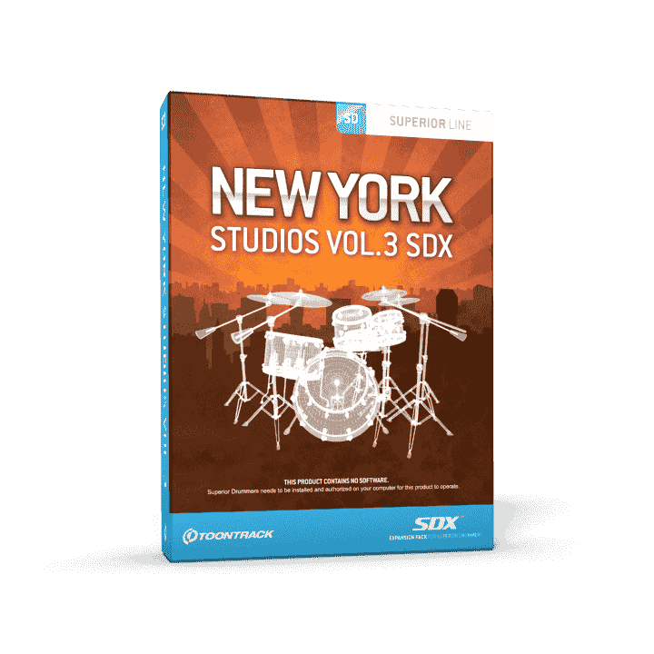 Toontrack New York Studios Vol. 3 SDX Sound Expansion