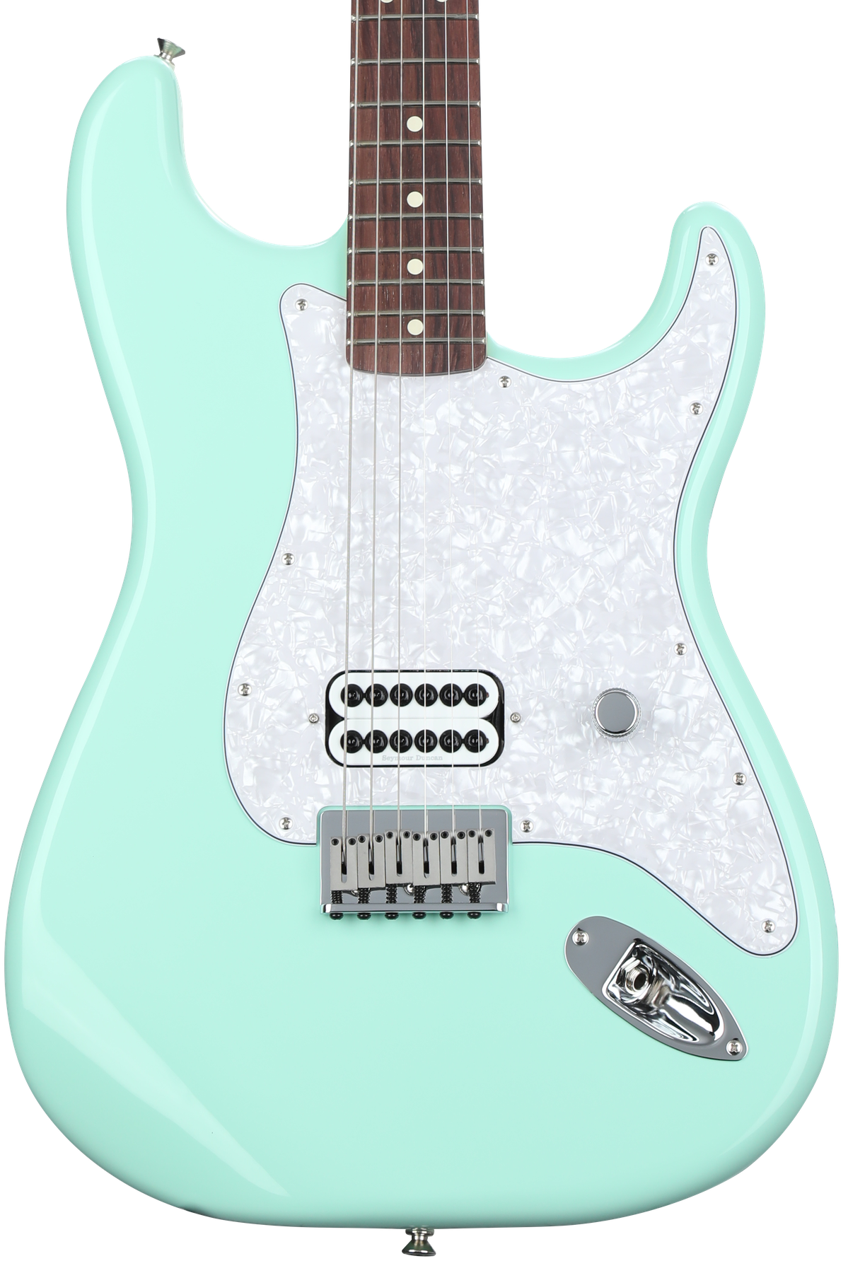 Fender Tom DeLonge Stratocaster Electric Guitar - Surf Green