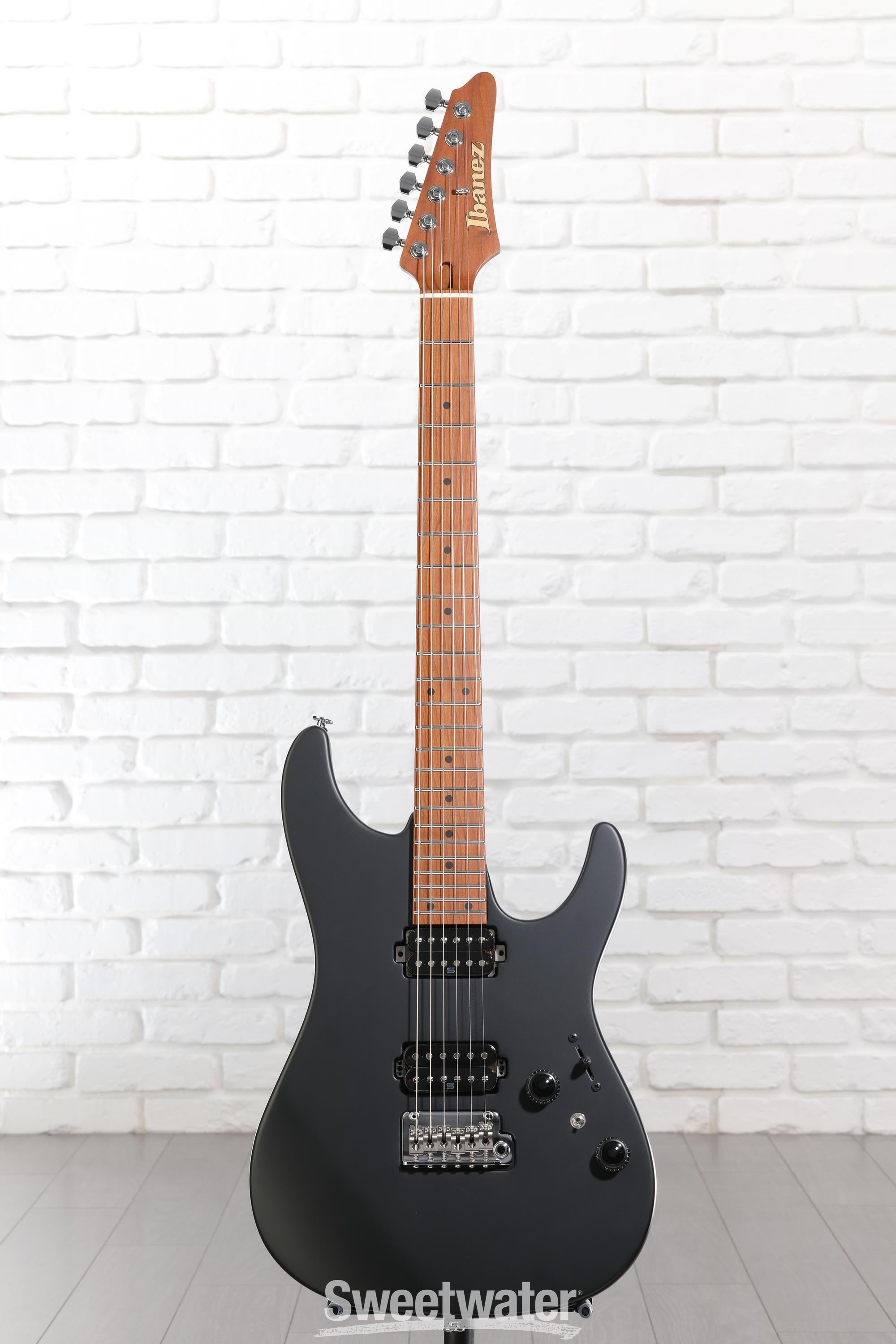 Ibanez Prestige AZ2402 Electric Guitar - Black Flat | Sweetwater