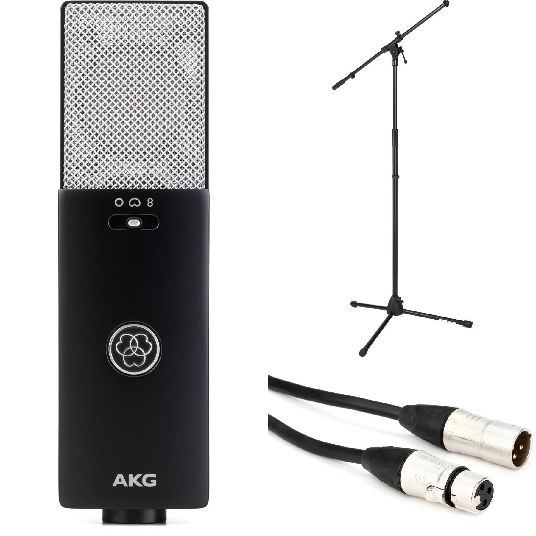 AKG C114 Large-diaphram Condenser Microphone with Stand and Cable