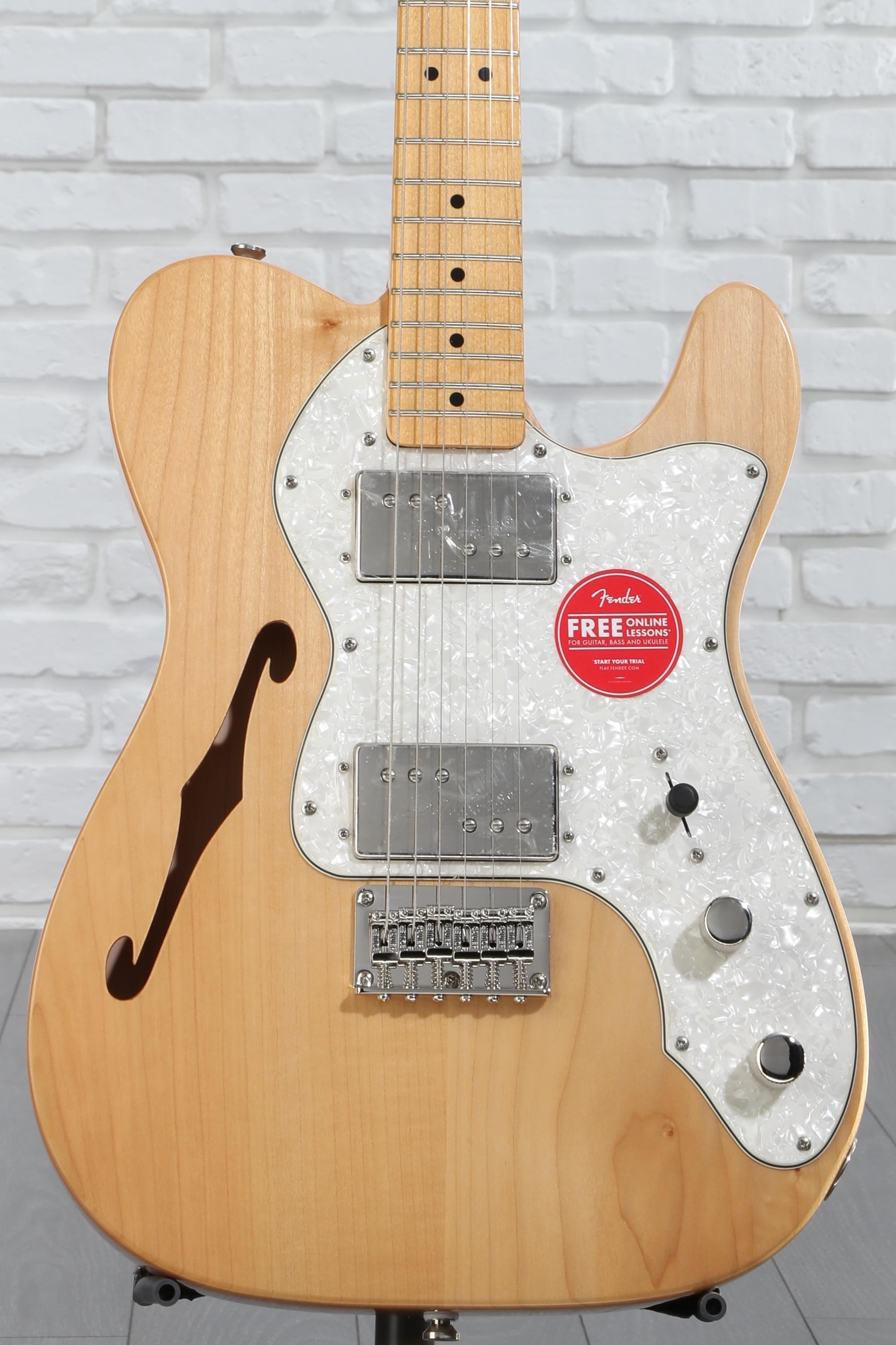【極美品】Squier CV '70s Telecaster® Thinline Squier Classic Vibe '70s Telecaster Thinline - Natural