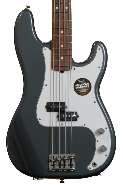 Fender American Standard Precision Bass - Charcoal Frost Metallic