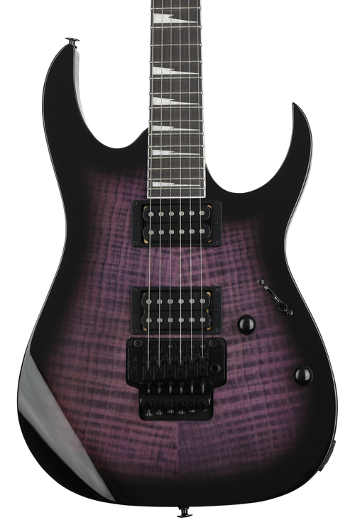 Ibanez Gio RG320FAT Electric Guitar - Transparent Violet Sunburst