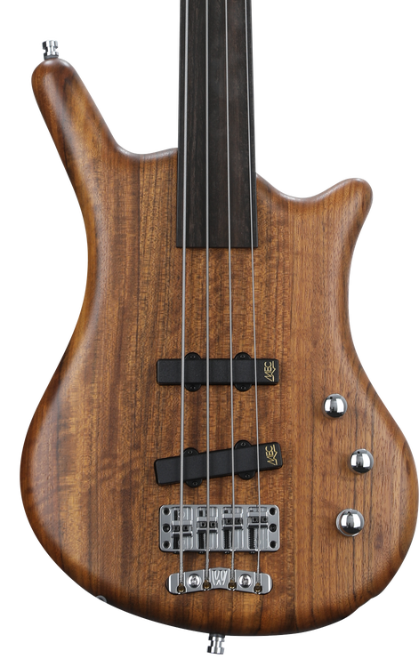 Warwick Pro Series Thumb BO Fretless 4-string Bass - Natural Satin