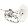 Photo of King 1121SP Ultimate Professional Marching Mellophone - Silver-plated