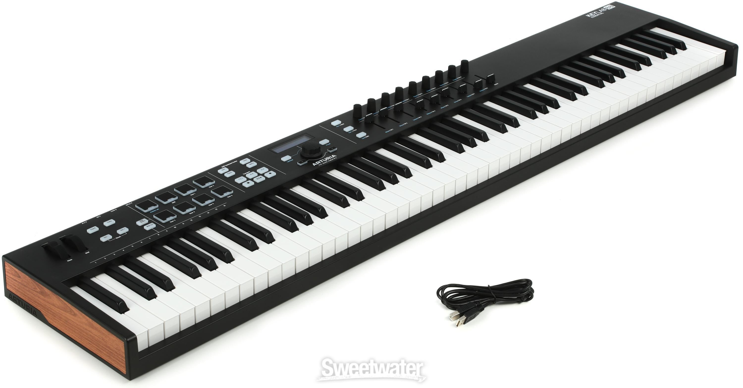 Arturia KeyLab Essential 88 88-key Keyboard Controller - Black