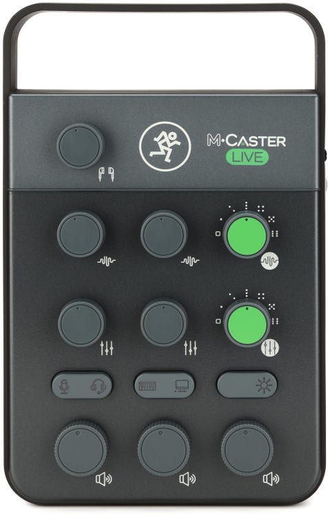 Mackie M•Caster Studio Desktop Live Streaming Mixer