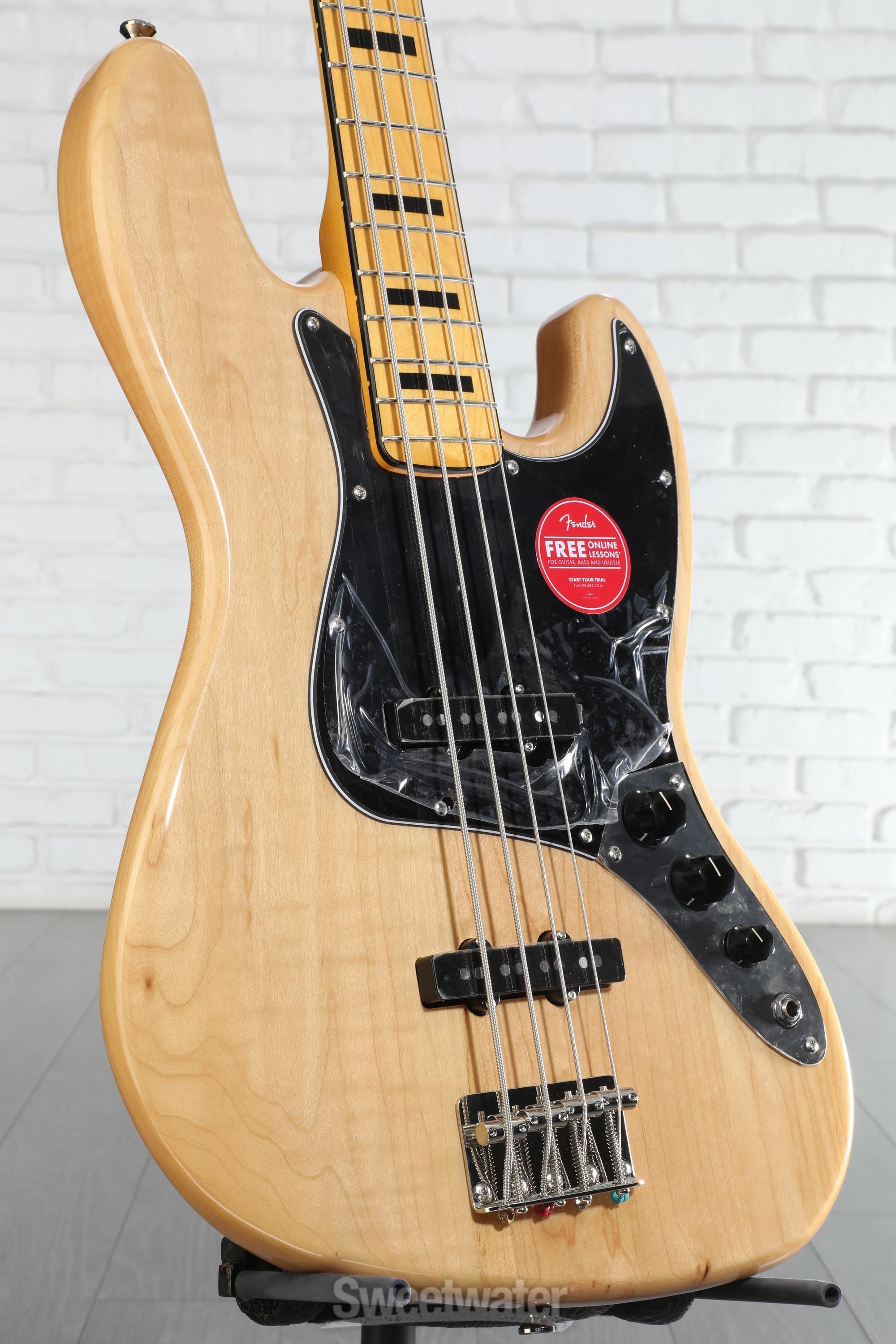 Squier Classic Vibe '70s Jazz Bass - Natural | Sweetwater