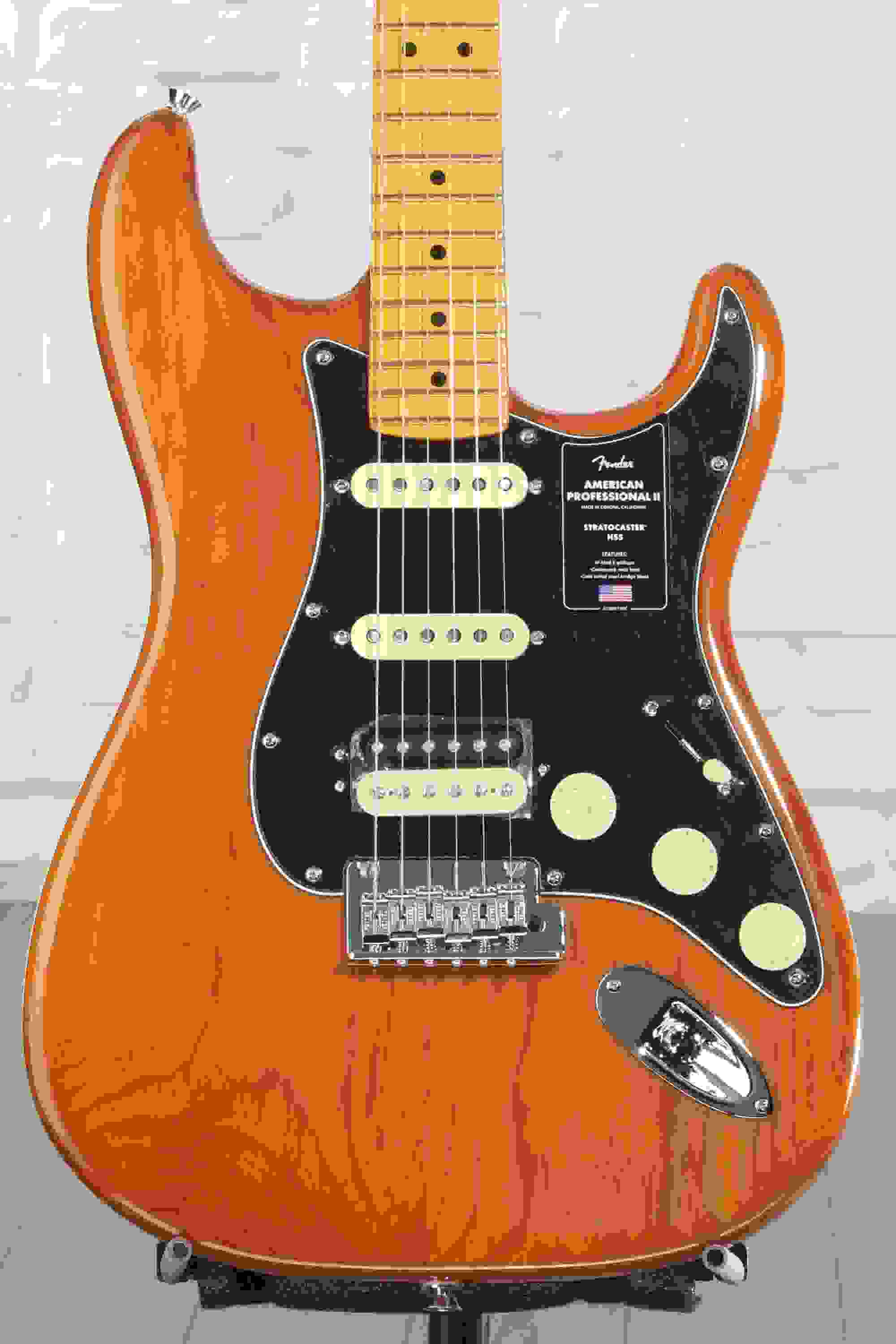 Fender American Professional II Stratocaster HSS - Roasted Pine with Maple Fingerboard