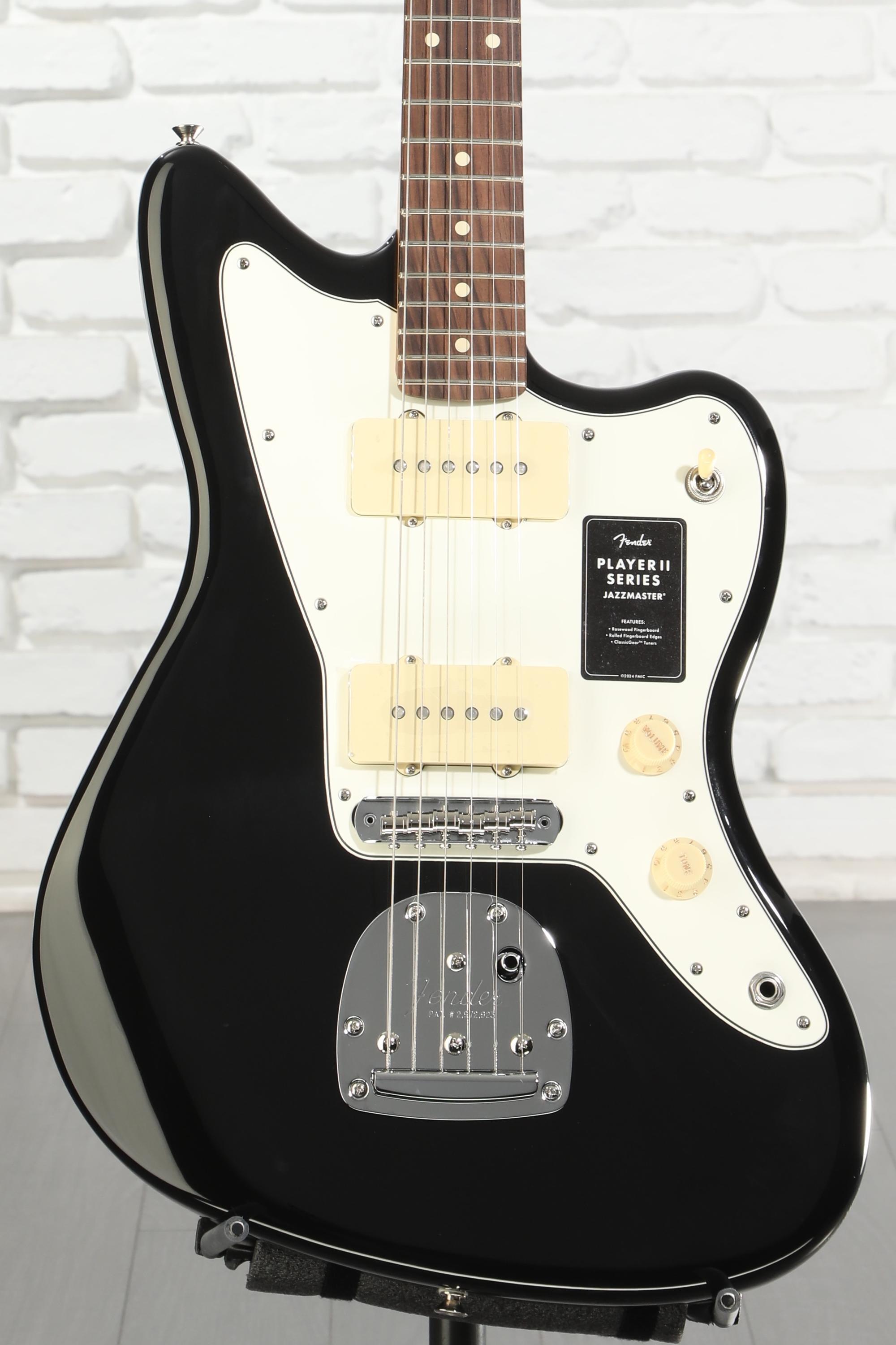 Fender Player II Jazzmaster Electric Guitar - Black | Sweetwater