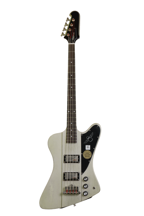 Epiphone Limited Edition Silver Series - Thunderbird-IV, TV Silver