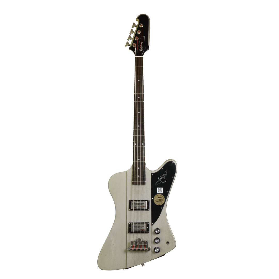 Epiphone Limited Edition Silver Series - Thunderbird-IV, TV Silver Epiphone Limited Edition Silver Series - Thunderbird-IV, TV Silver