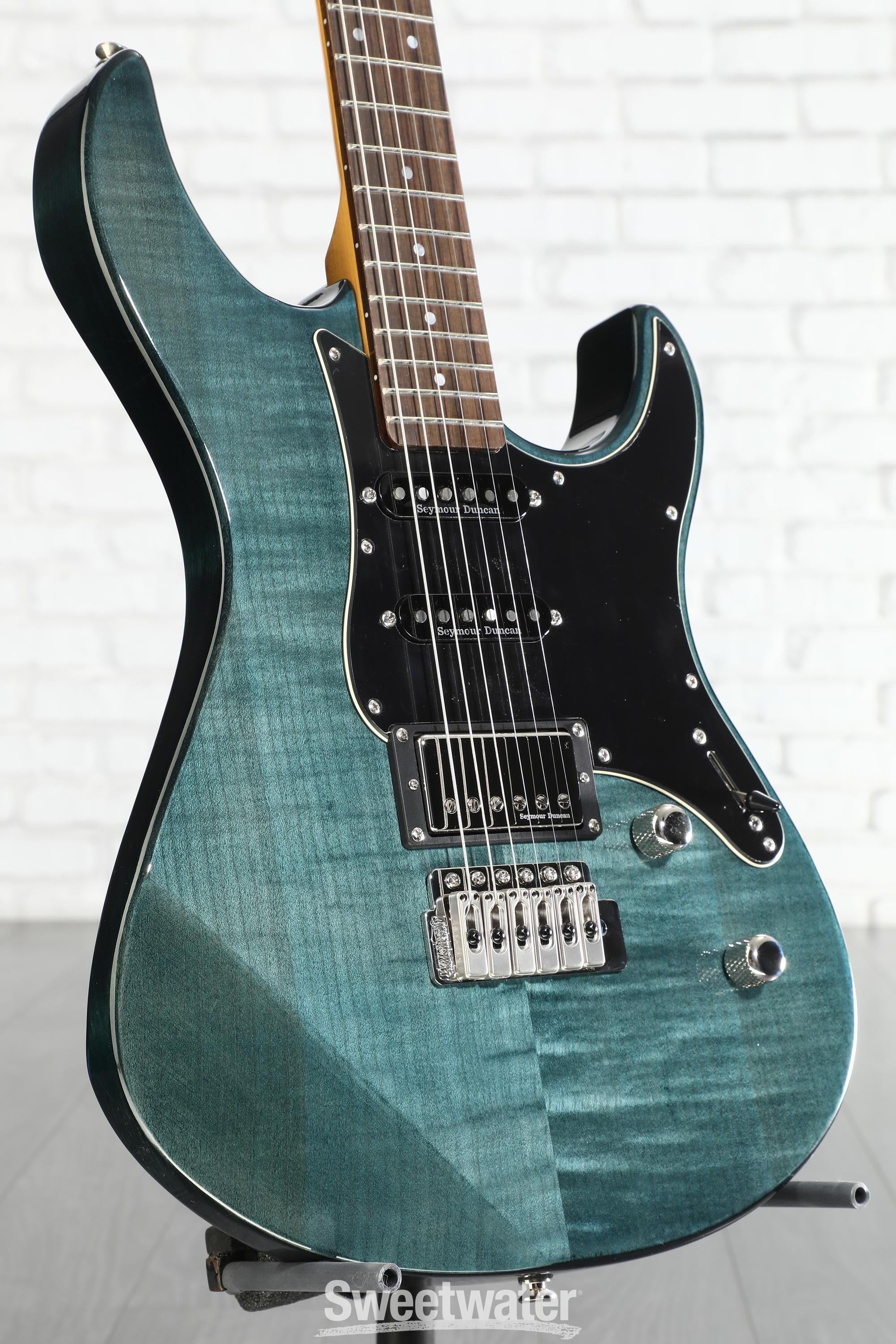 Yamaha Pacifica PAC612VIIFM Electric Guitar - Indigo Blue | Sweetwater