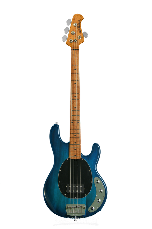 Ernie Ball Music Man StingRay 4 H - Neptune Blue | Sweetwater