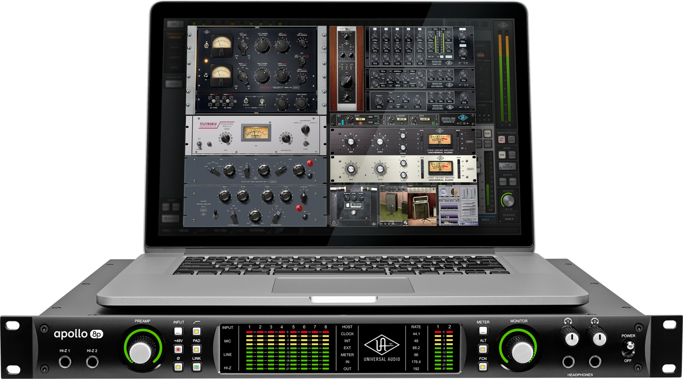 Universal Audio Apollo 8p 16x20 Thunderbolt 2 Audio Interface with