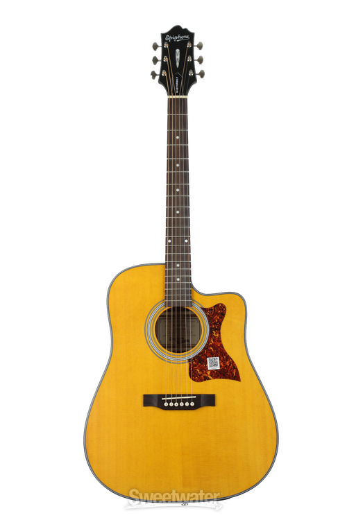 Epiphone Masterbilt DR-400MCE - Natural Satin