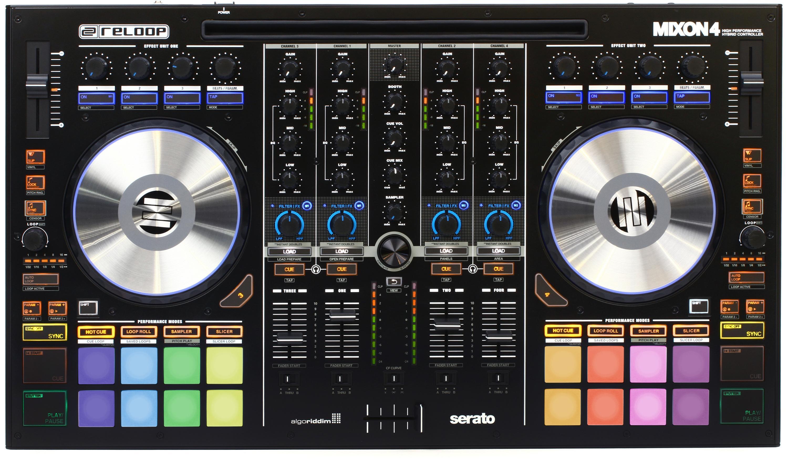 reloop MIXON4 DJコントローラー 4チャンネル