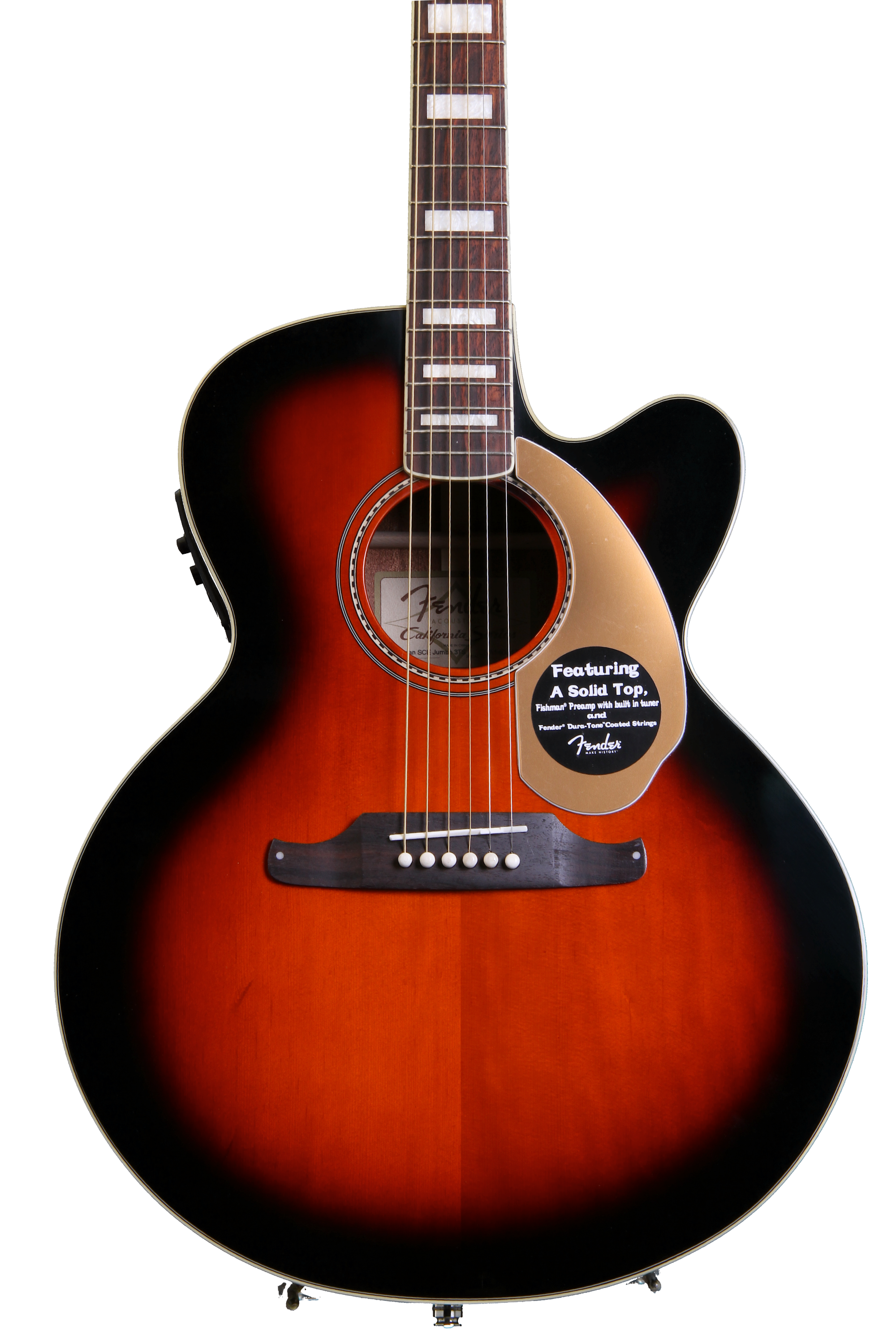 Fender Fender Kingman SCE Jumbo - 3 Tone Sunburst | Sweetwater