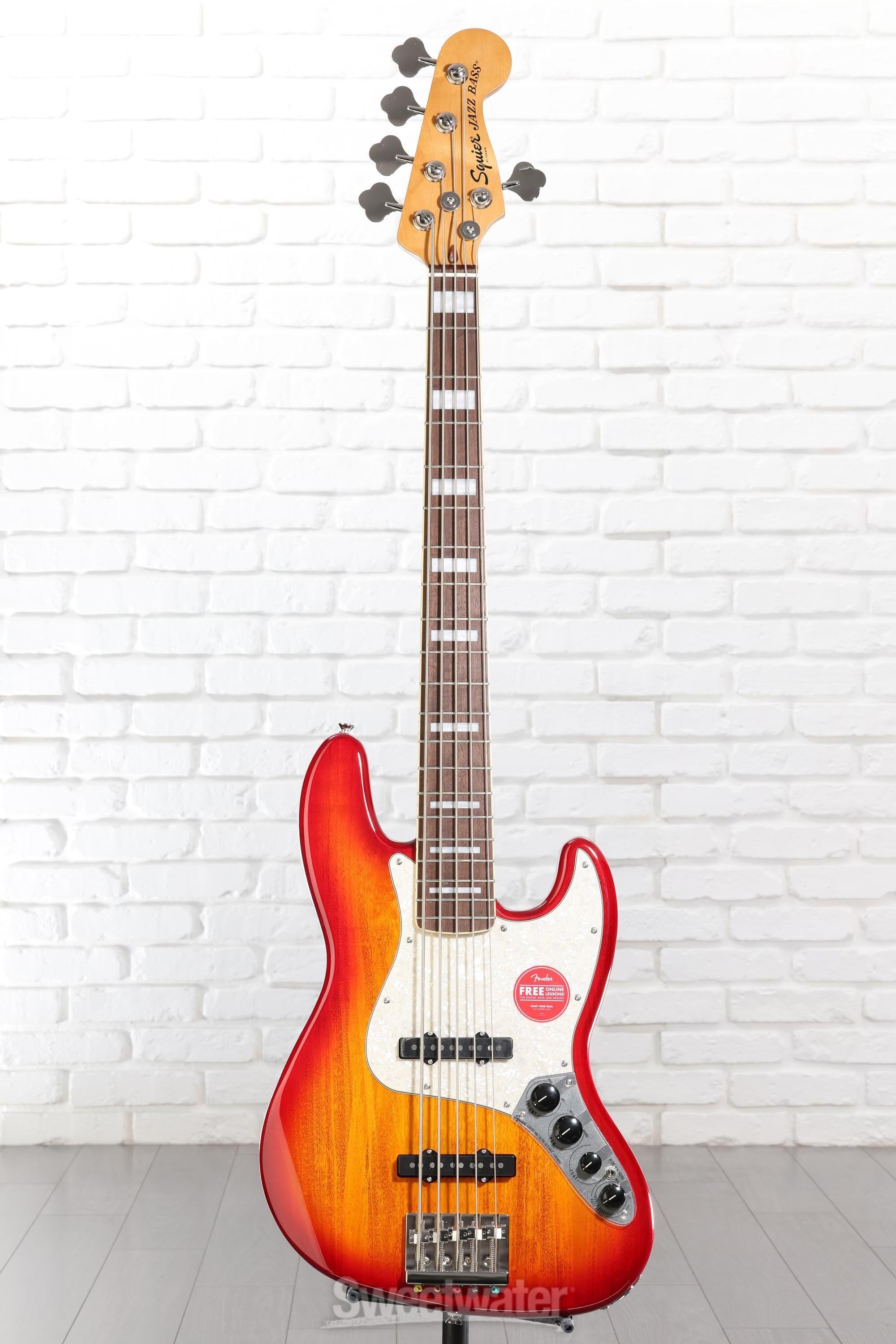 Squier Classic Vibe Active '70s Jazz Bass V - Sienna Sunburst