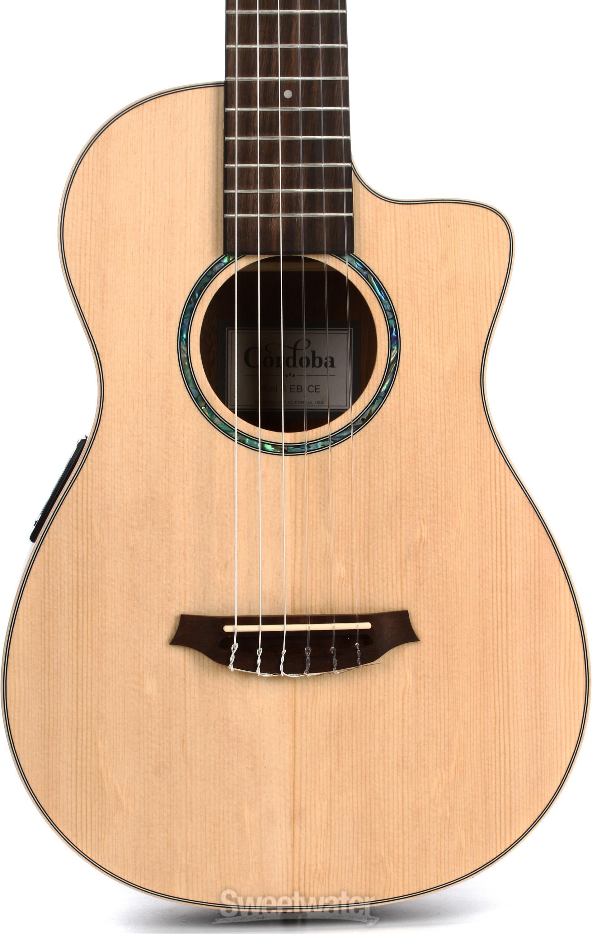 Cordoba Mini II EB-CE Nylon String Acoustic-electric Guitar