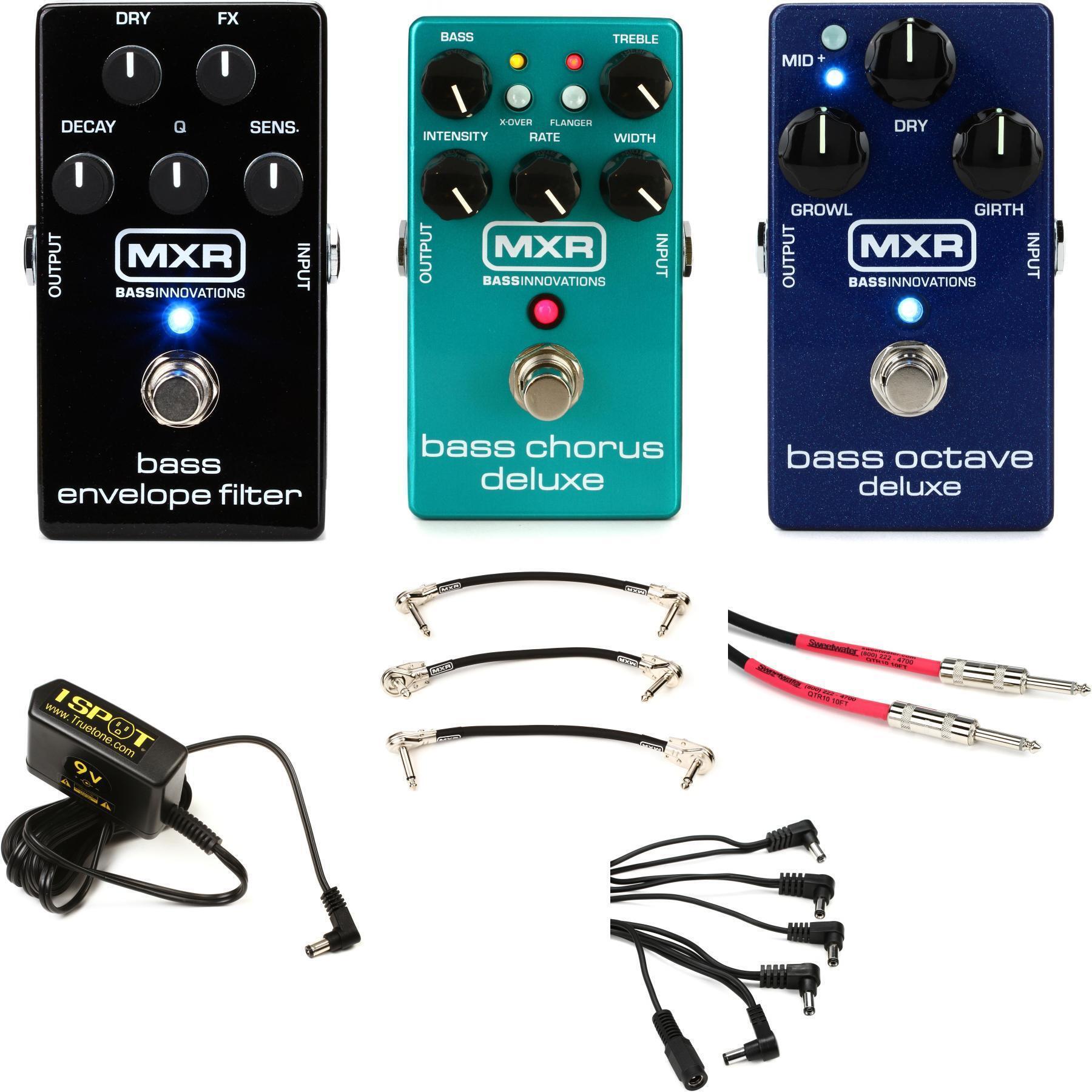 MXR Bass Modulation Pedal Pack with Power Supply   Sweetwater