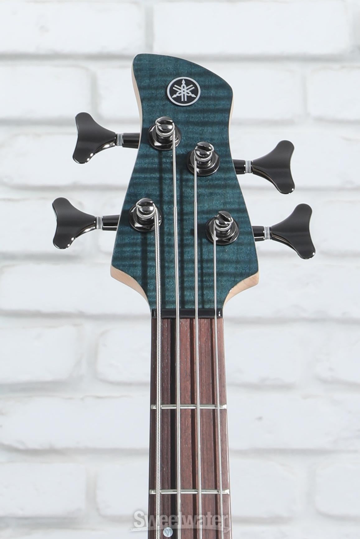 Yamaha TRBX604FM 4-string Bass Guitar - Indigo Blue | Sweetwater