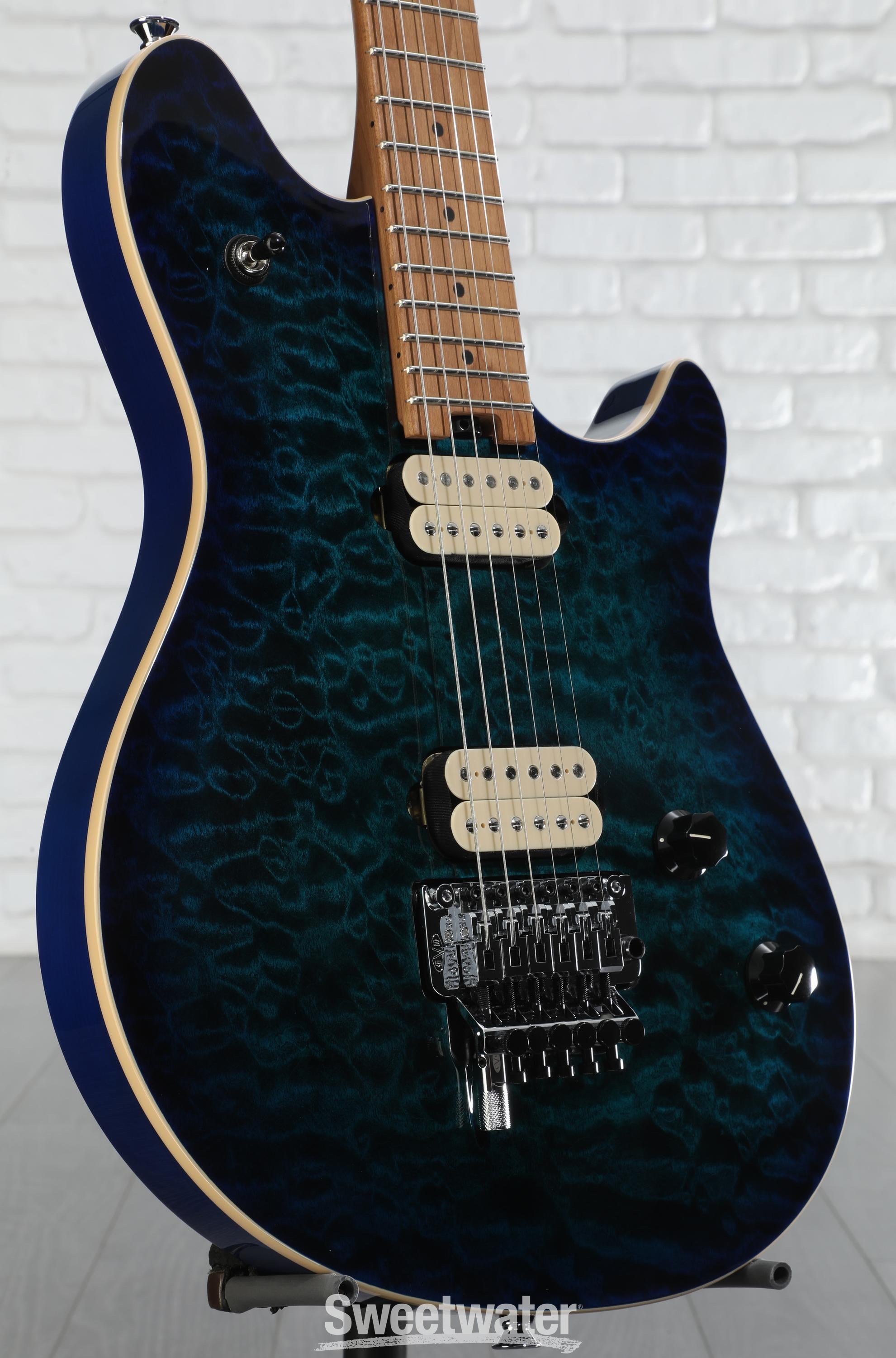 EVH Wolfgang Special QM Electric Guitar - Chlorine Burst with