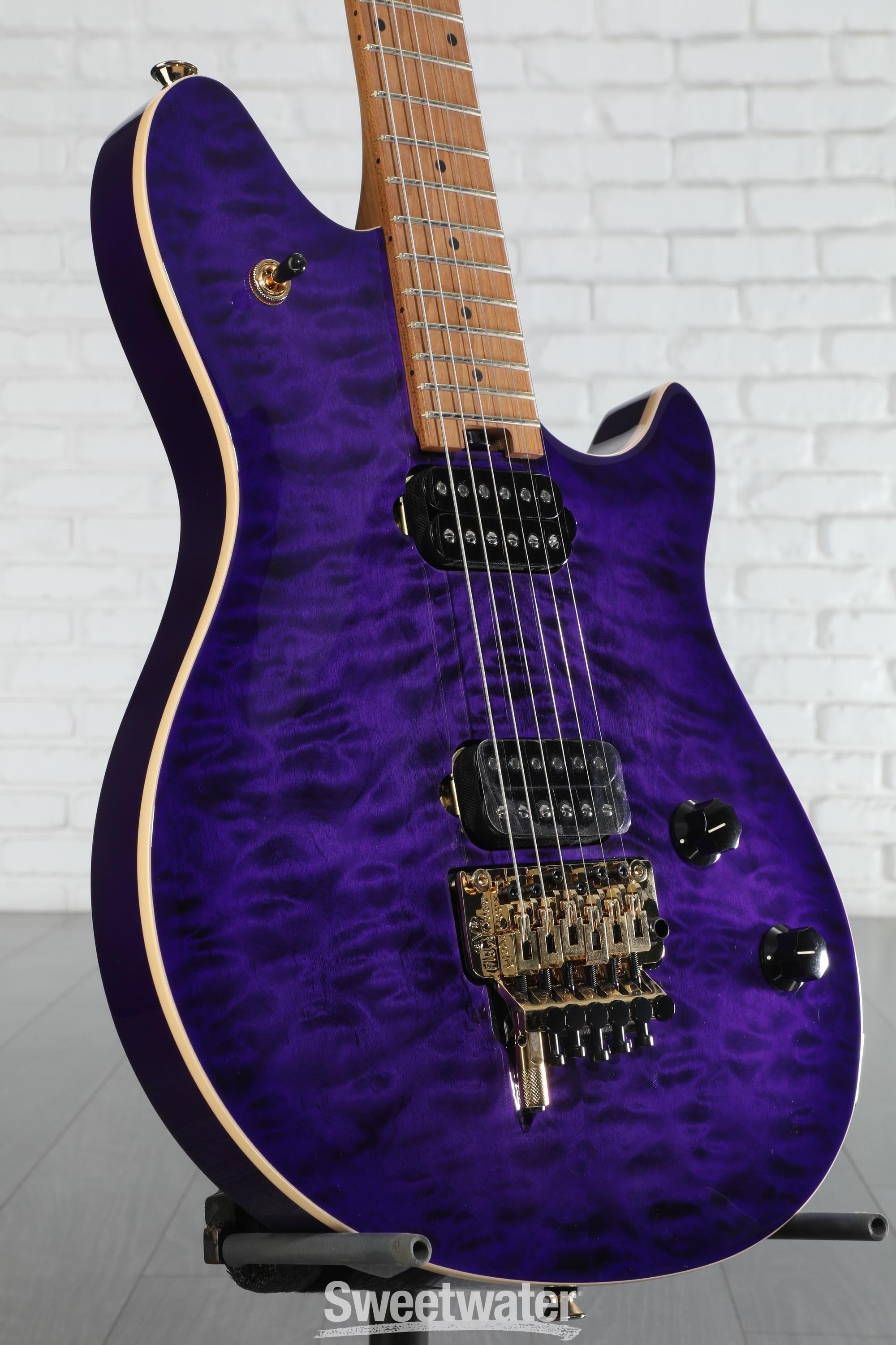 EVH Wolfgang Special QM Electric Guitar - Purple Burst | Sweetwater