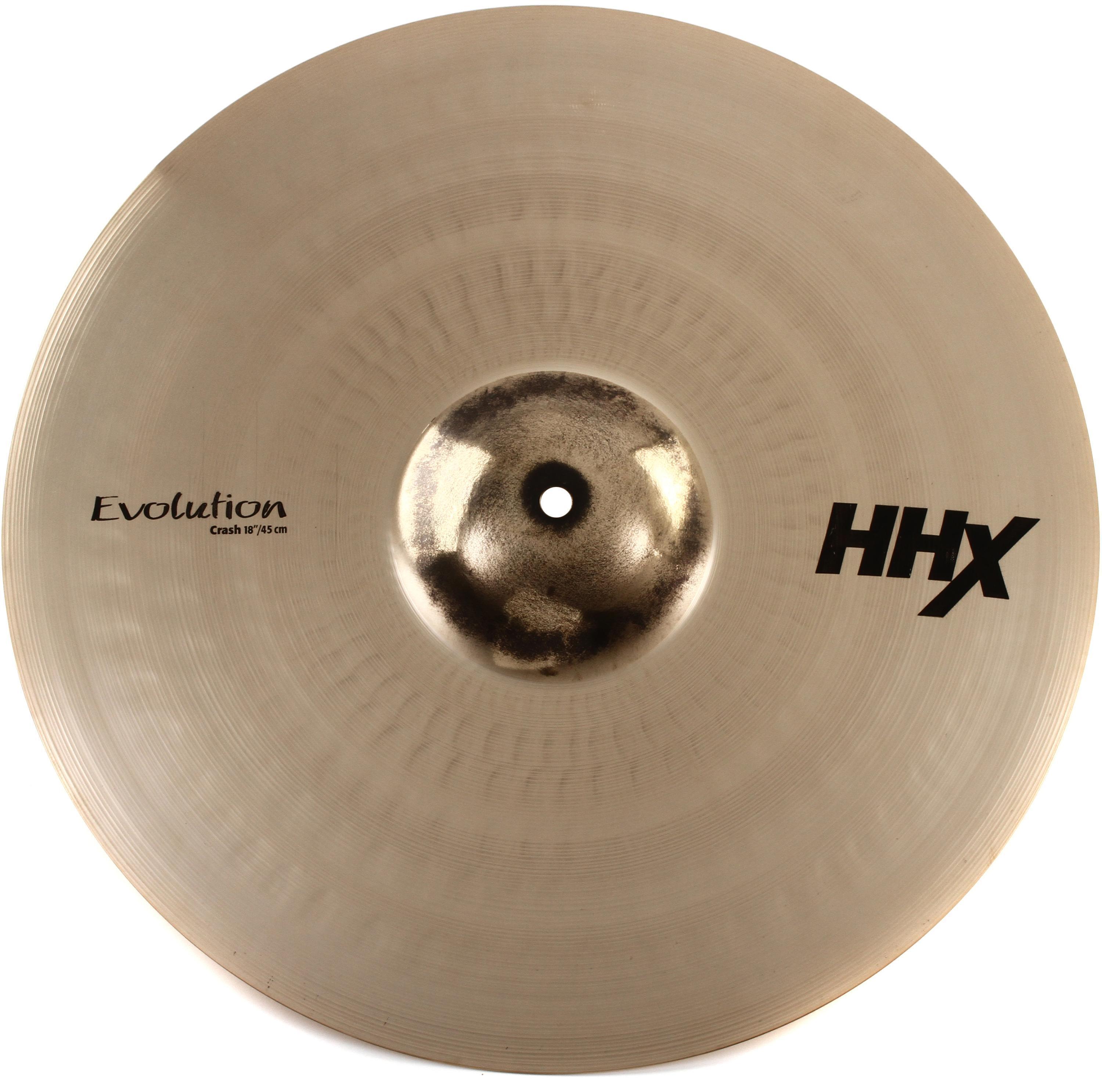 Sabian 18 inch HHX Evolution Crash Cymbal - Brilliant Finish
